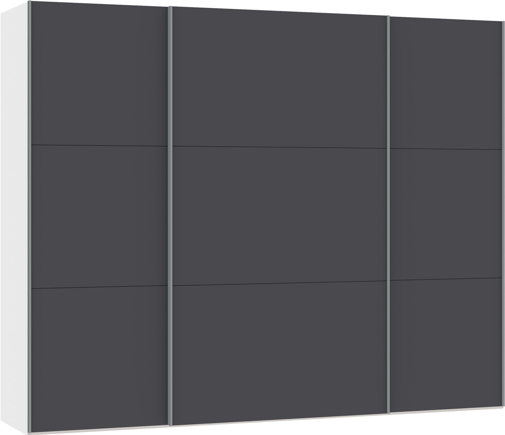 Jutzler Schwebetürenschrank L Anthrazit: Modernes Design trifft Stauraum.