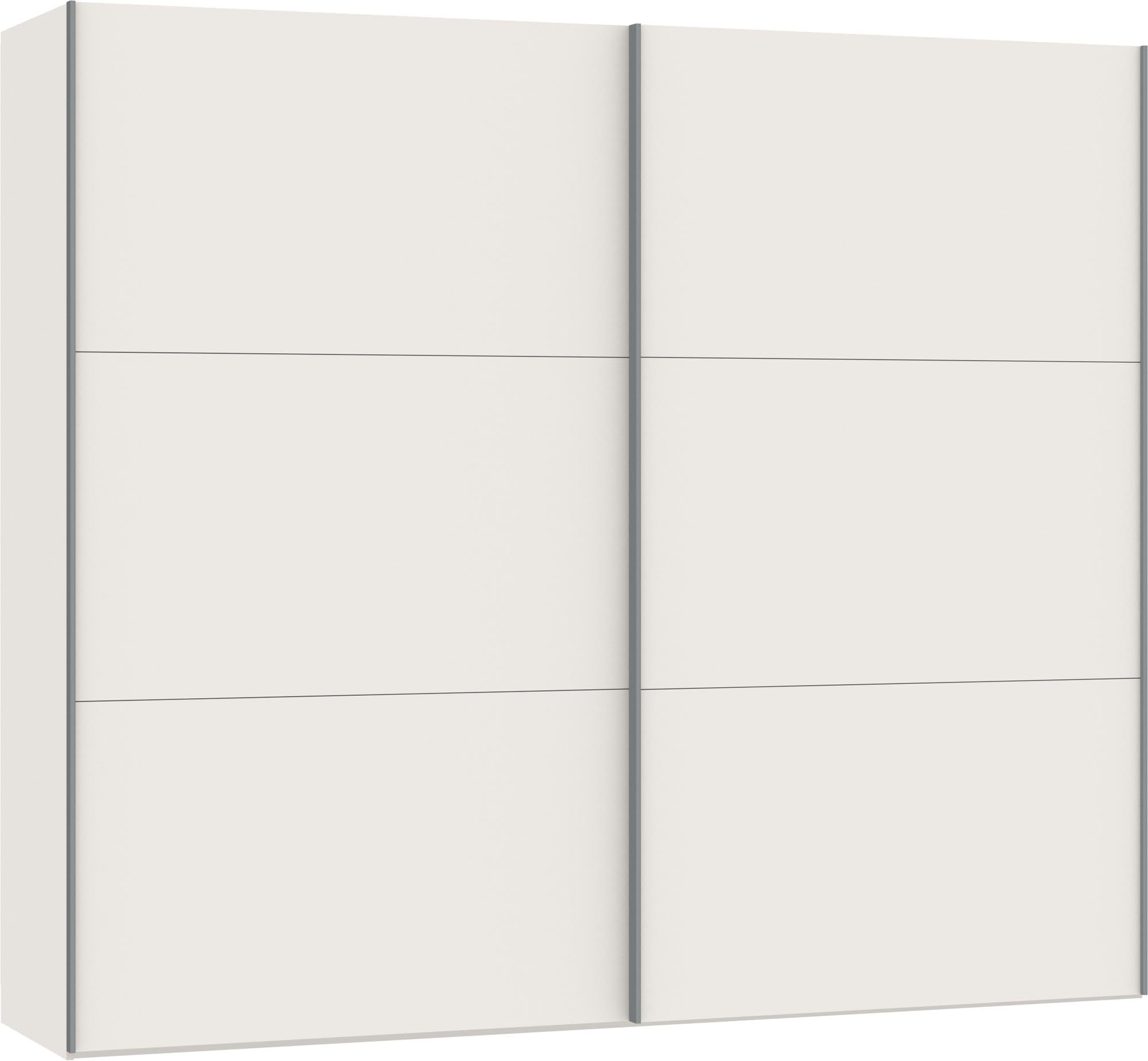 Jutzler Schwebetürenschrank M: Funktionalität trifft Cremeweiss-Design.