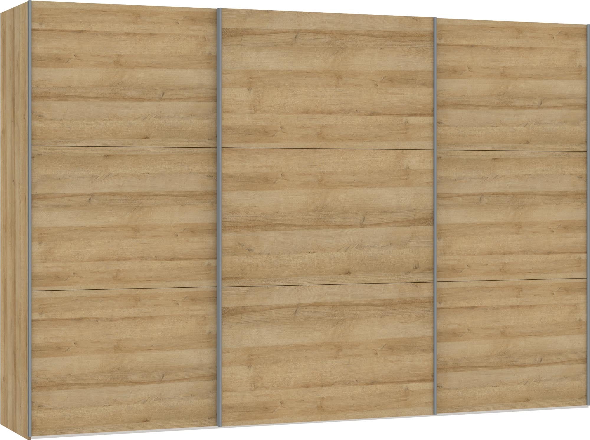 Jutzler XXL Schwebetürenschrank Eiche: Geräumig und modern designt.