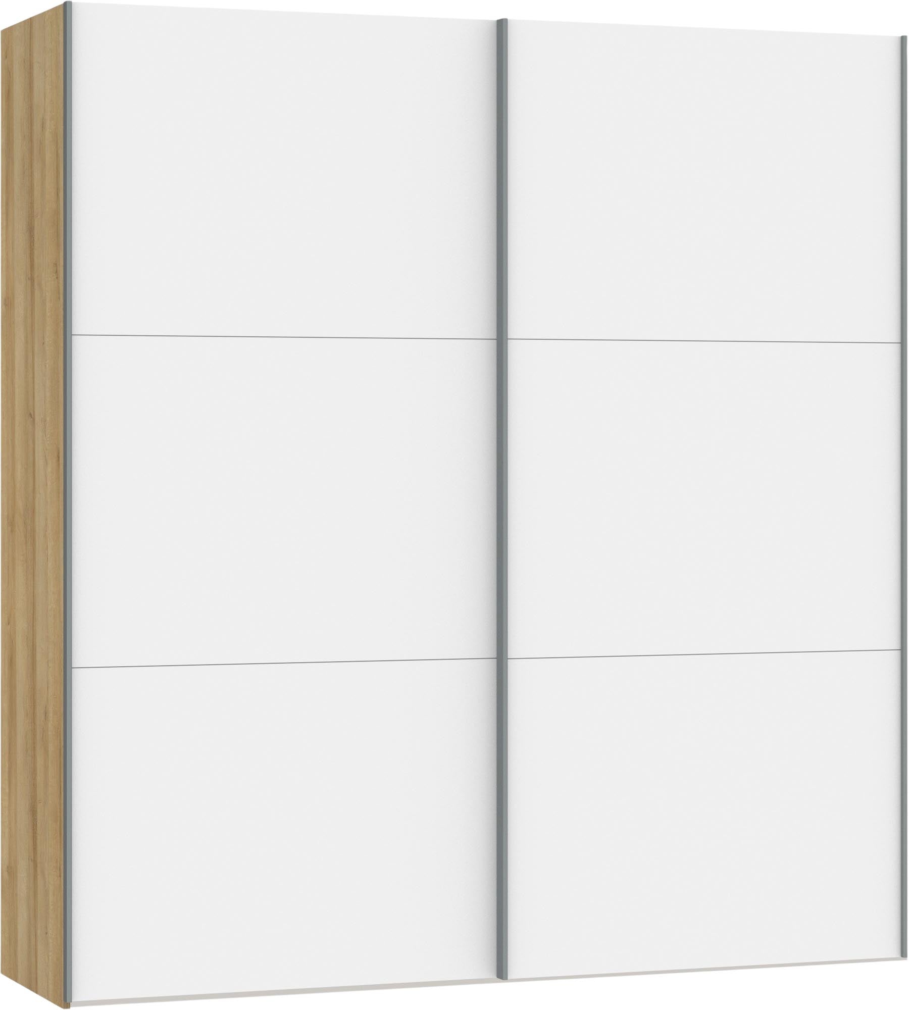 Eleganter Jutzler Schrank XS: Premiumweiss, Schwebetüren & Zubehör.