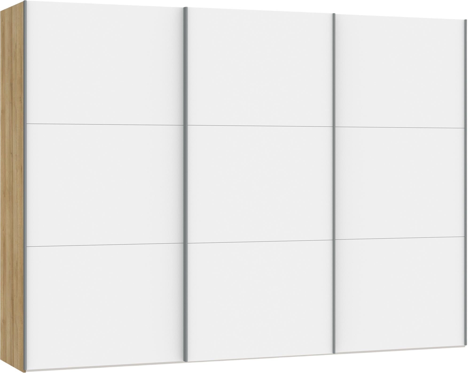 Jutzler Schwebetürenschrank XL Premiumweiss: Funktionalität trifft Design.