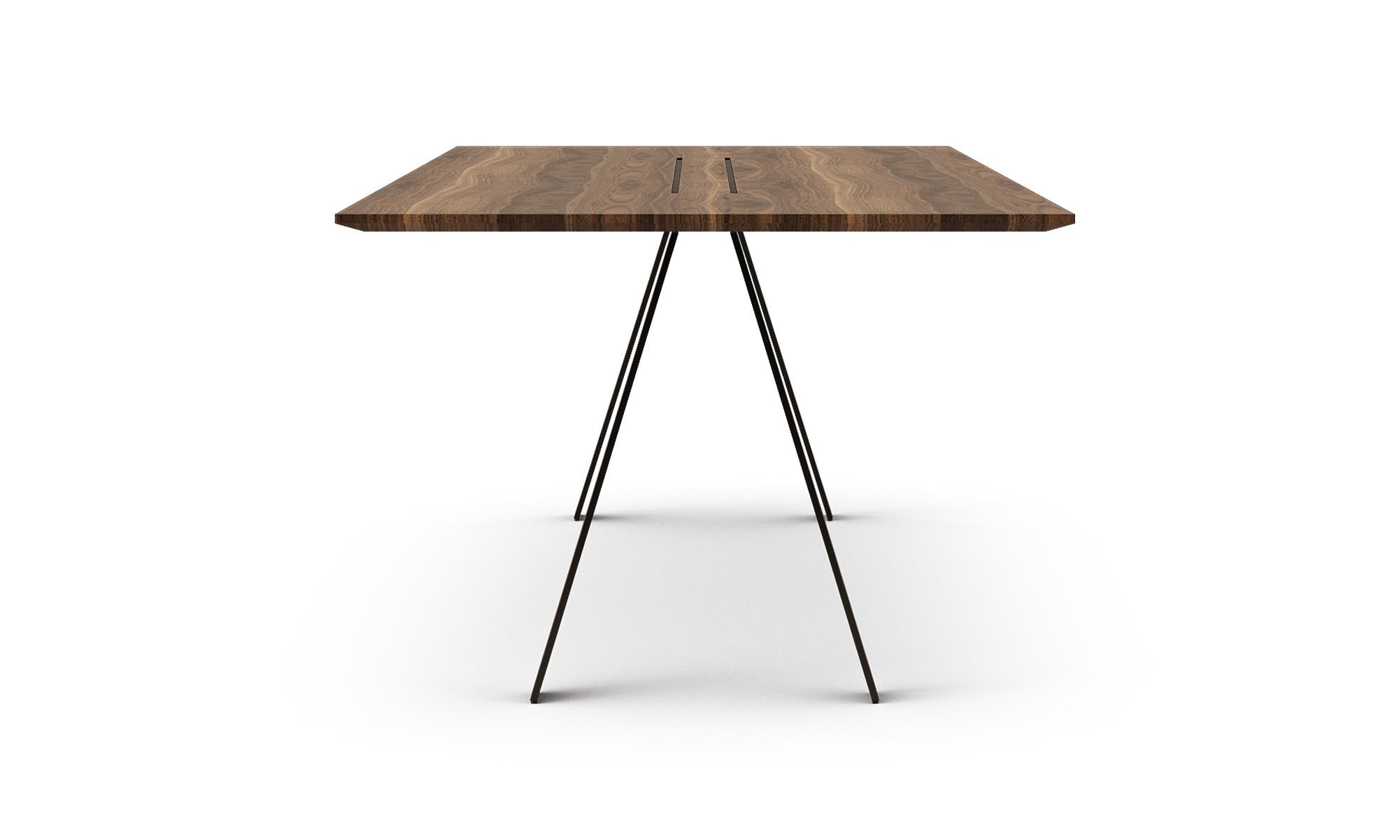 Entdecken Sie den Airblade Tisch in Schwarz von Mobimex – ein stilvolles Möbelstück aus hochwertiger Eiche, das modernes Design und Funktionalität vereint.