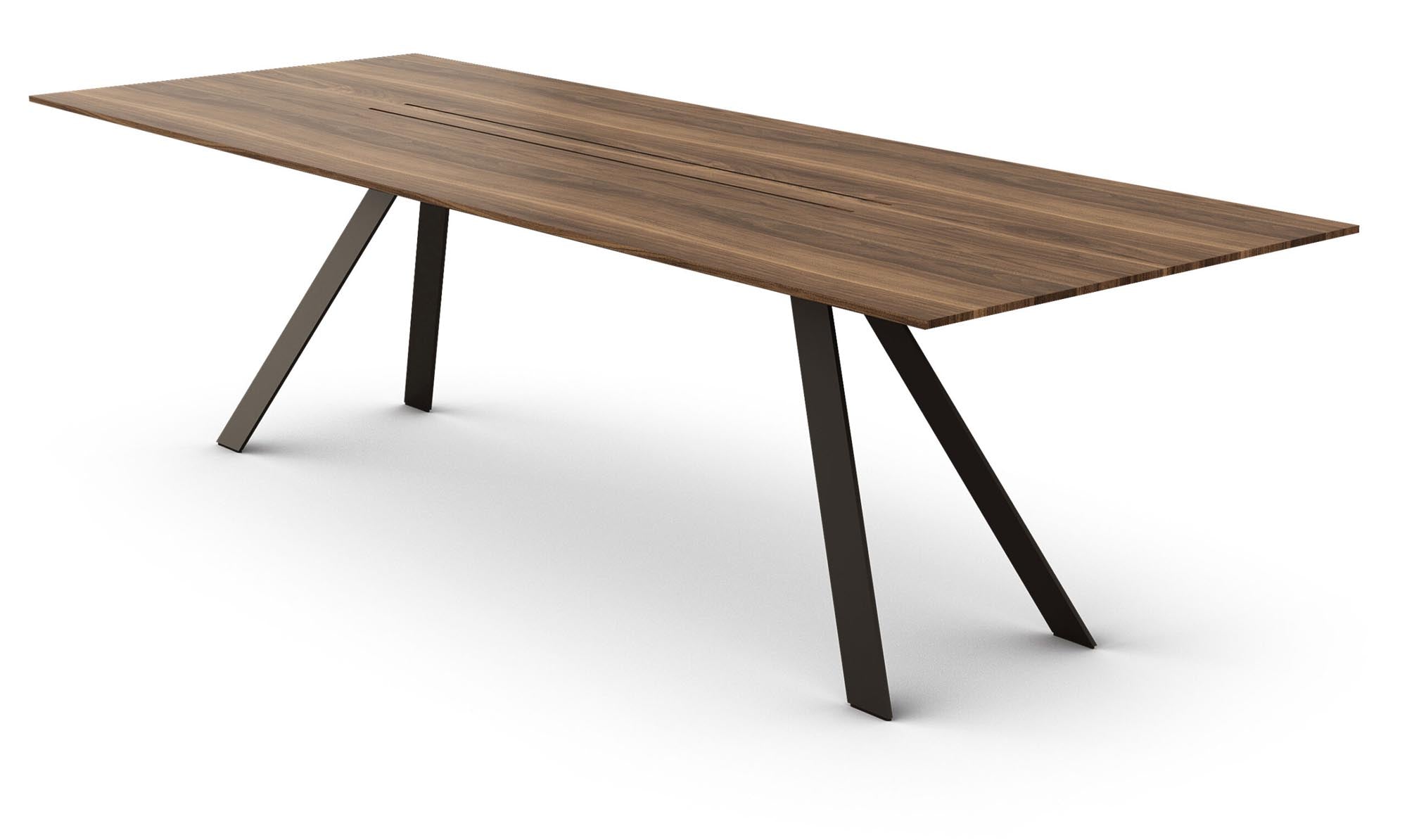 Entdecken Sie den Airblade Tisch in elegantem Schwarz von Mobimex – ein modernes Designstück aus hochwertiger Eiche, das jedem Raum Stil verleiht.