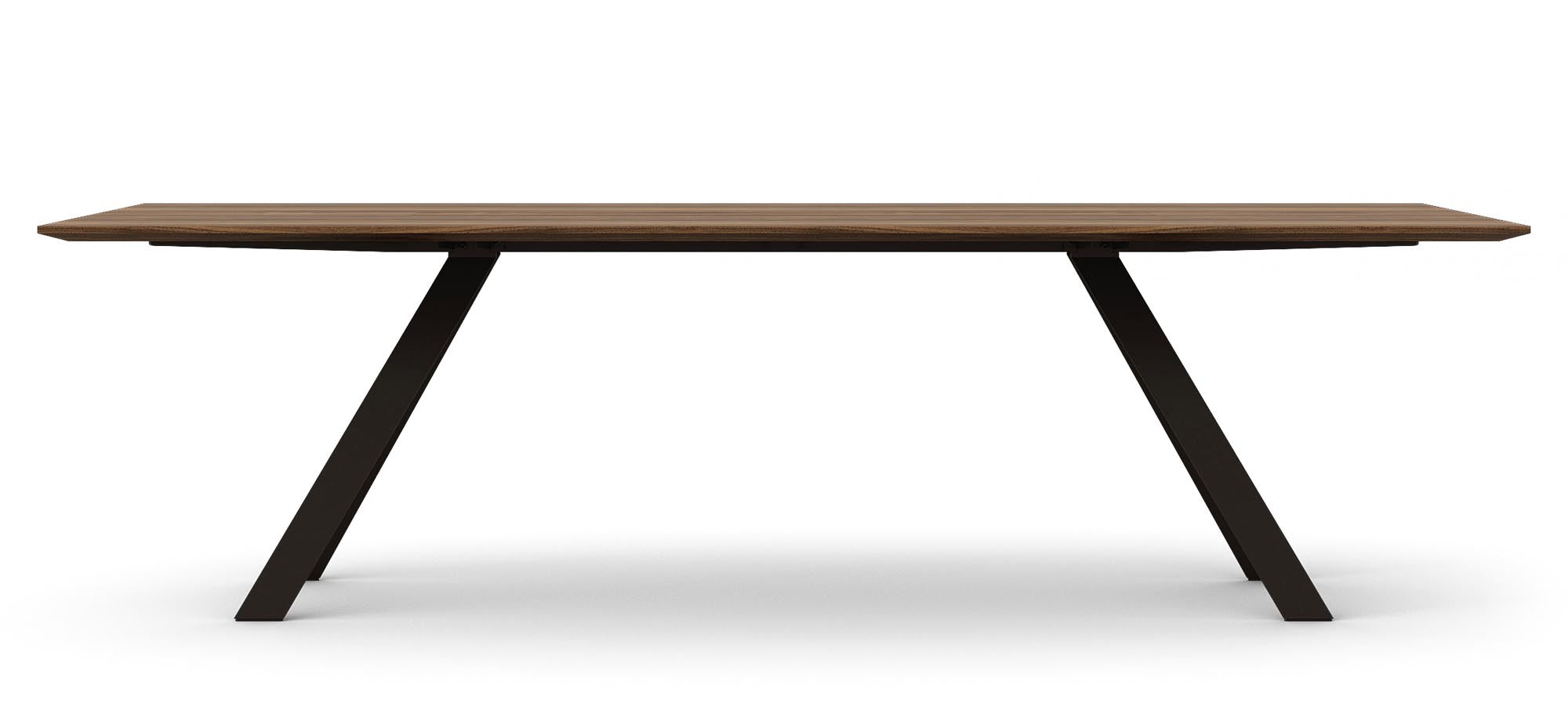 Erleben Sie den Airblade Tisch black von Mobimex: Elegante Eiche kombiniert mit modernen Metall-Details für ein zeitgemäßes Ambiente.