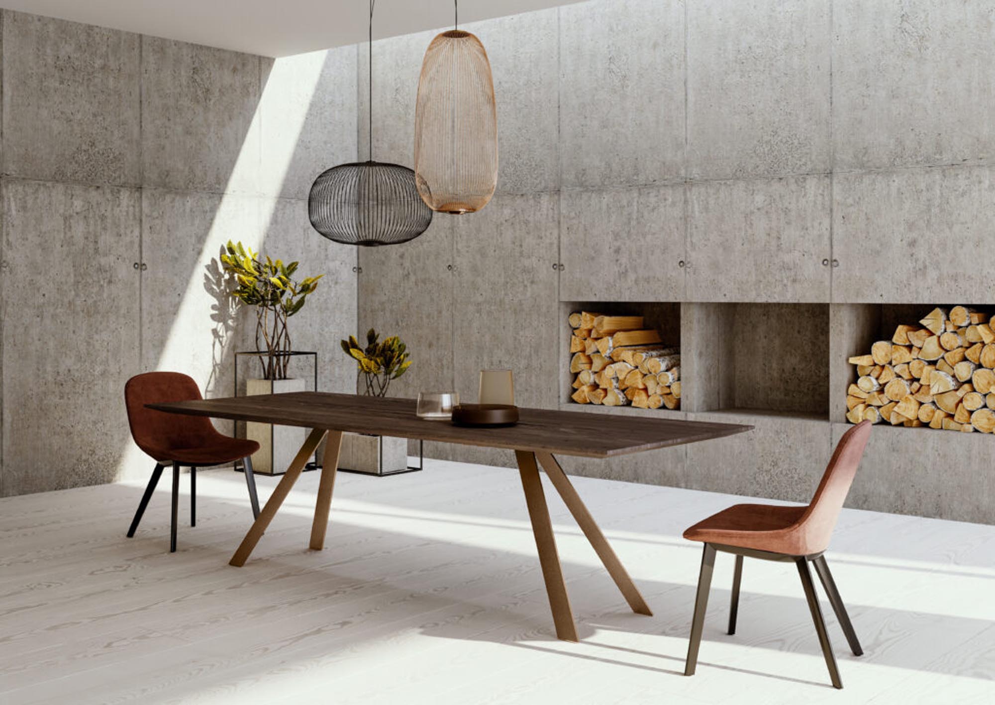 Entdecken Sie den Airblade Tisch in Bronze von Mobimex – die perfekte Kombination aus elegantem Design und funktionaler Vielseitigkeit für Ihr Büro.