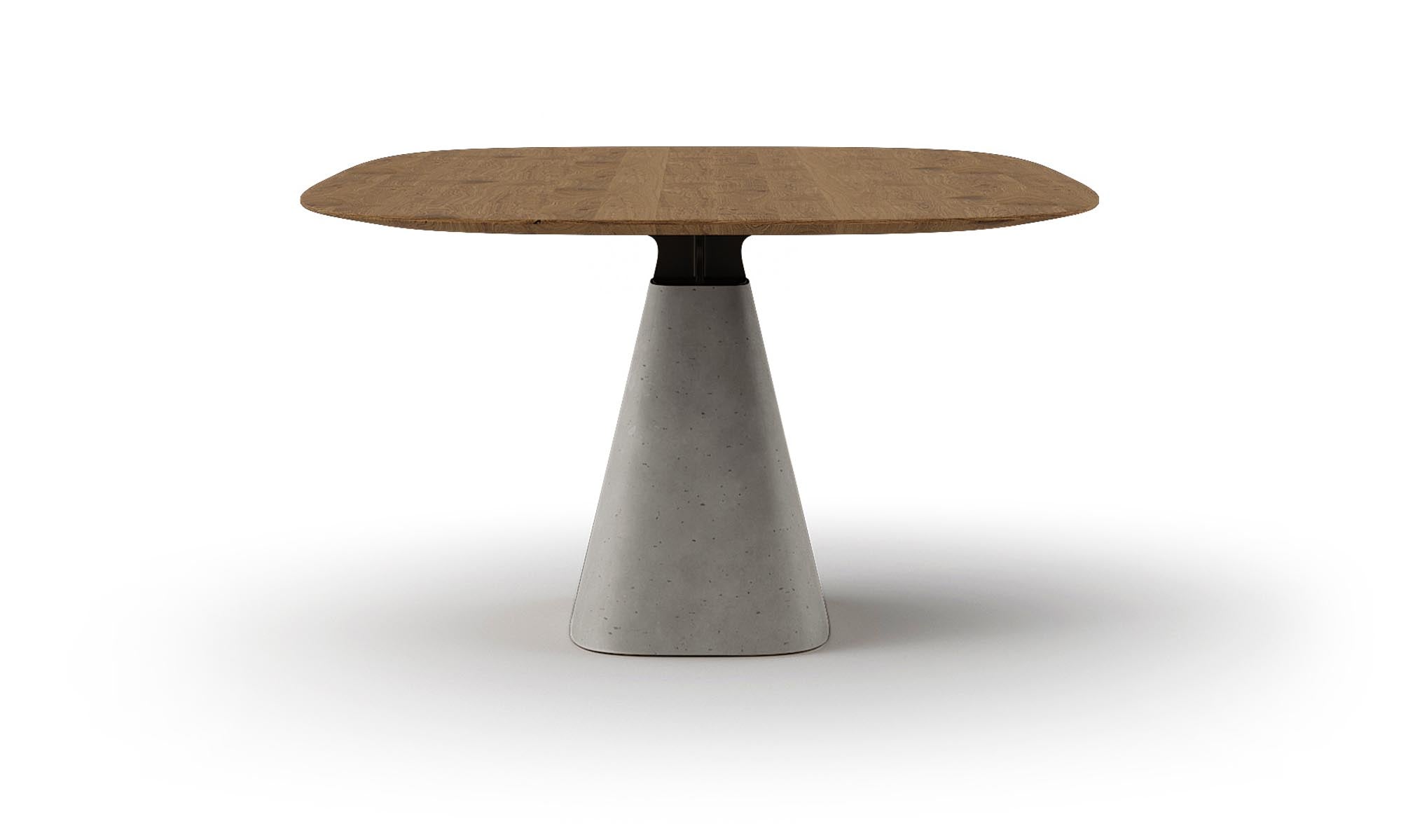 Elegante Bridge Creme: Mobimex Tisch mit exquisiter Holzverarbeitung.