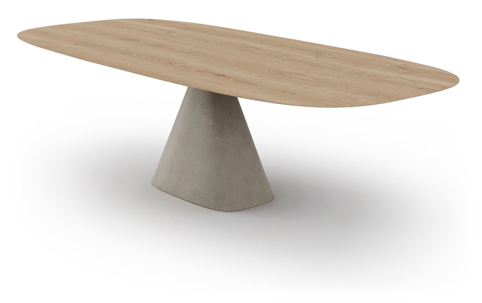 Entdecken Sie den ovalen Tisch Bridge in Creme von Mobimex – ein elegantes Möbelstück, das Stil und Funktionalität vereint.