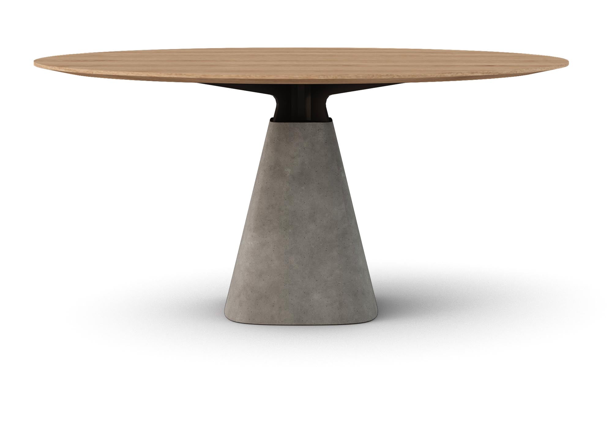 Eleganter runder Esstisch Bridge Round in Creme von Mobimex – ideal für moderne Esszimmer und gesellige Runden.