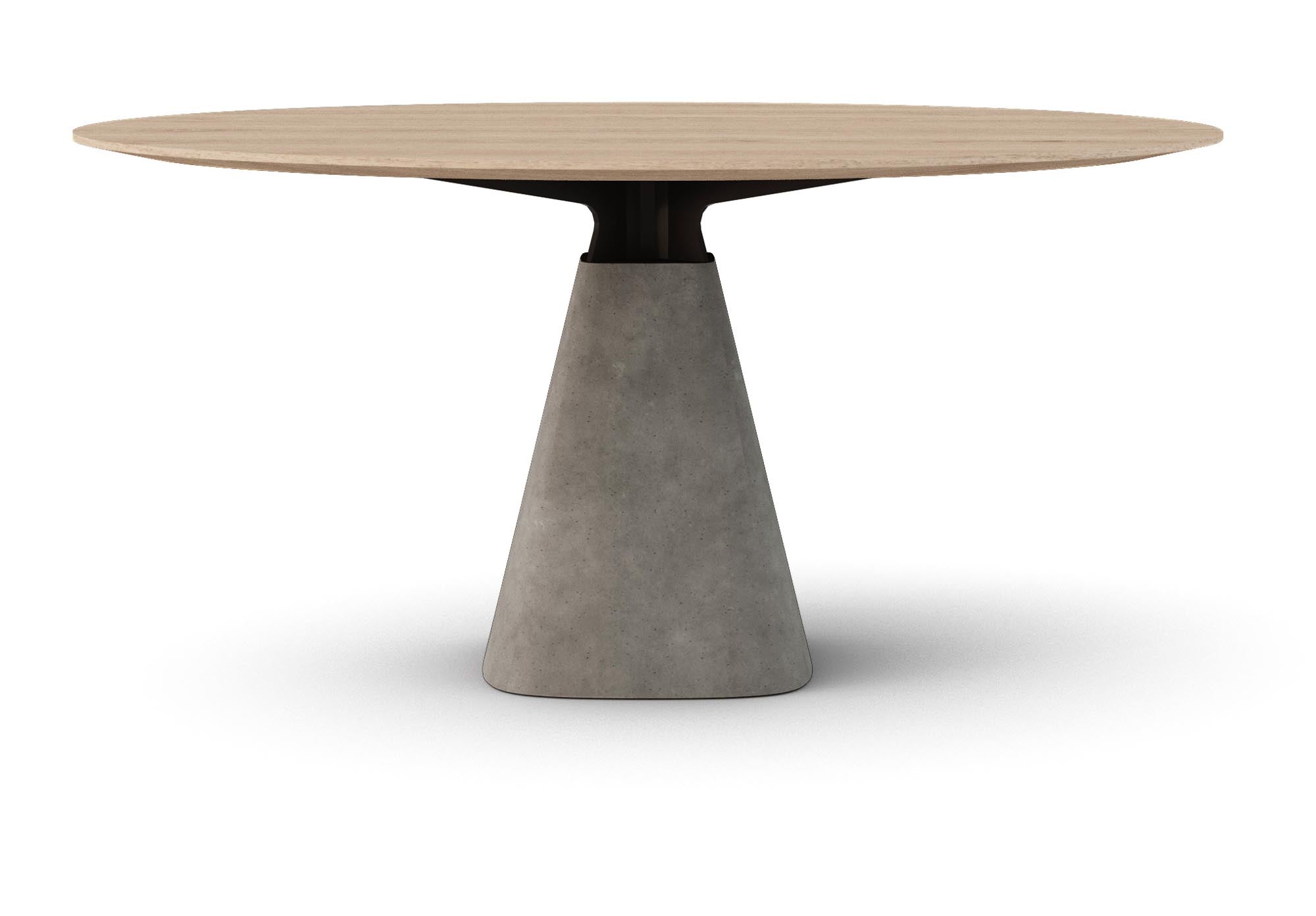 Hochwertiger Bridge Round creme Tisch für modernes Interieur.