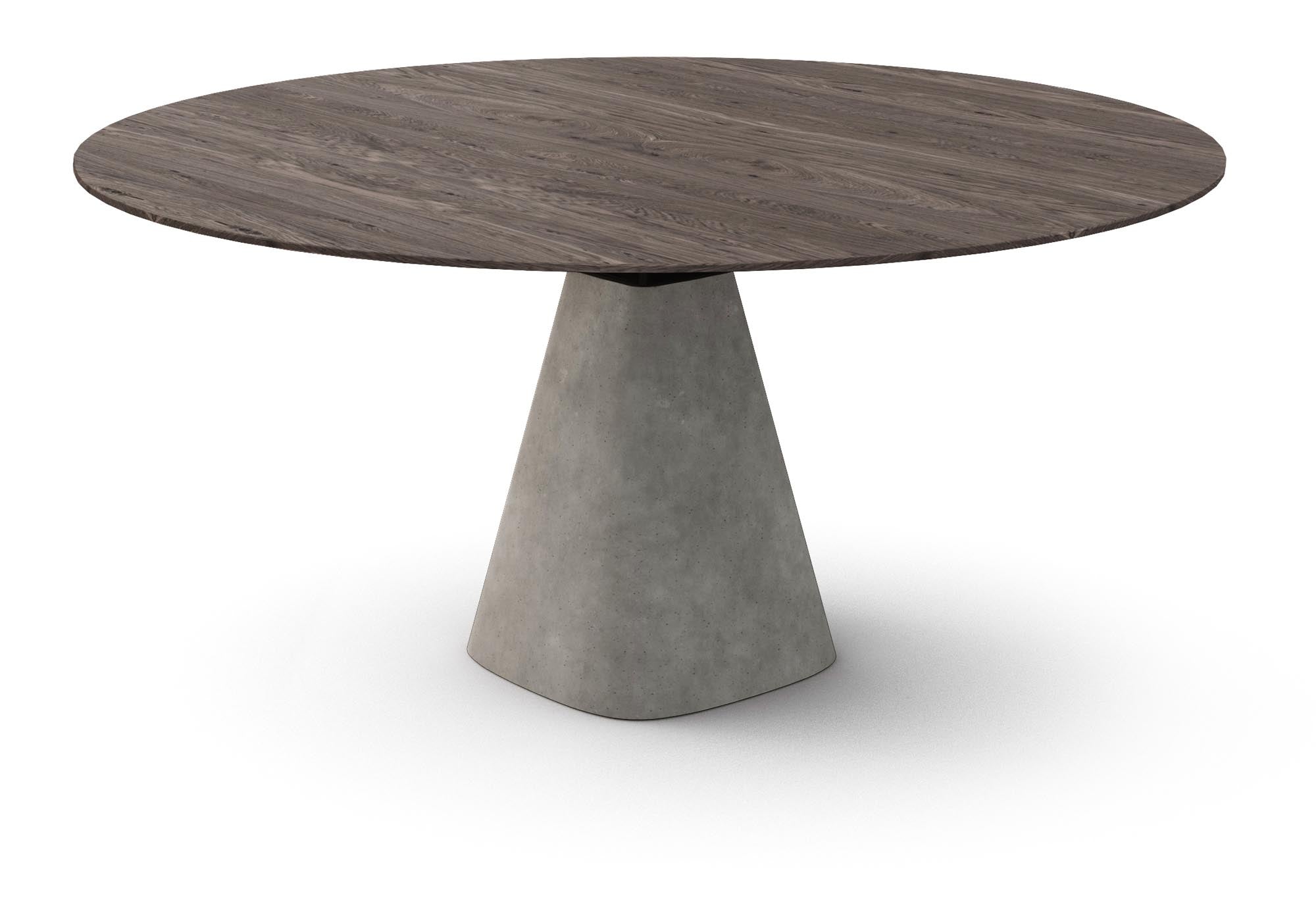 Hochwertiger Bridge Round creme Tisch für modernes Interieur.