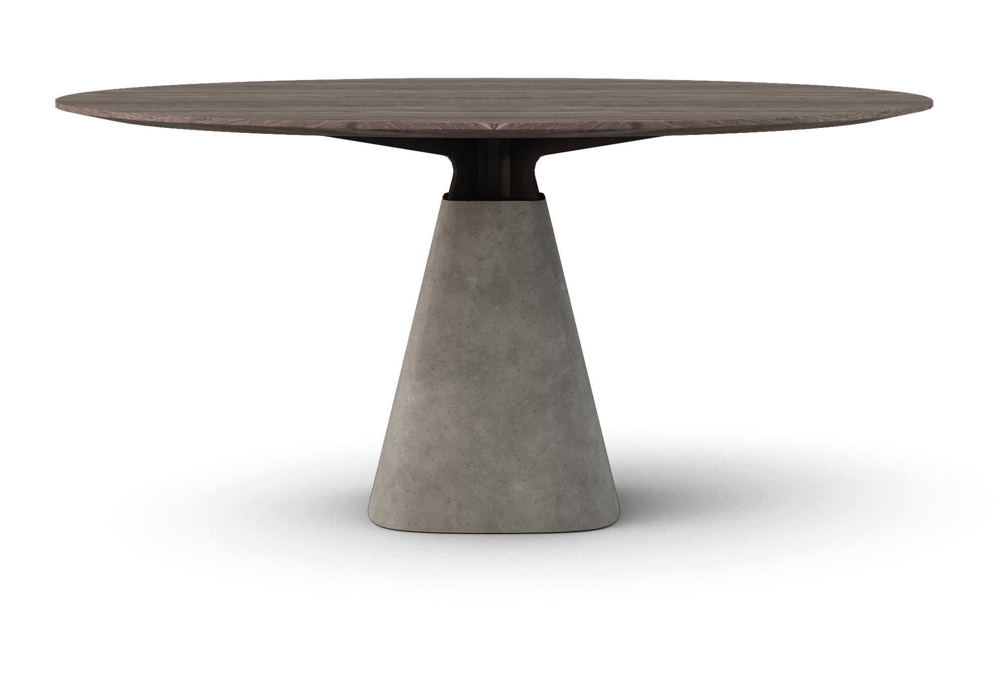 Eleganter runder Esstisch Bridge Round in Creme von Mobimex – perfekt für stilvolle Essbereiche und gesellige Zusammenkünfte.