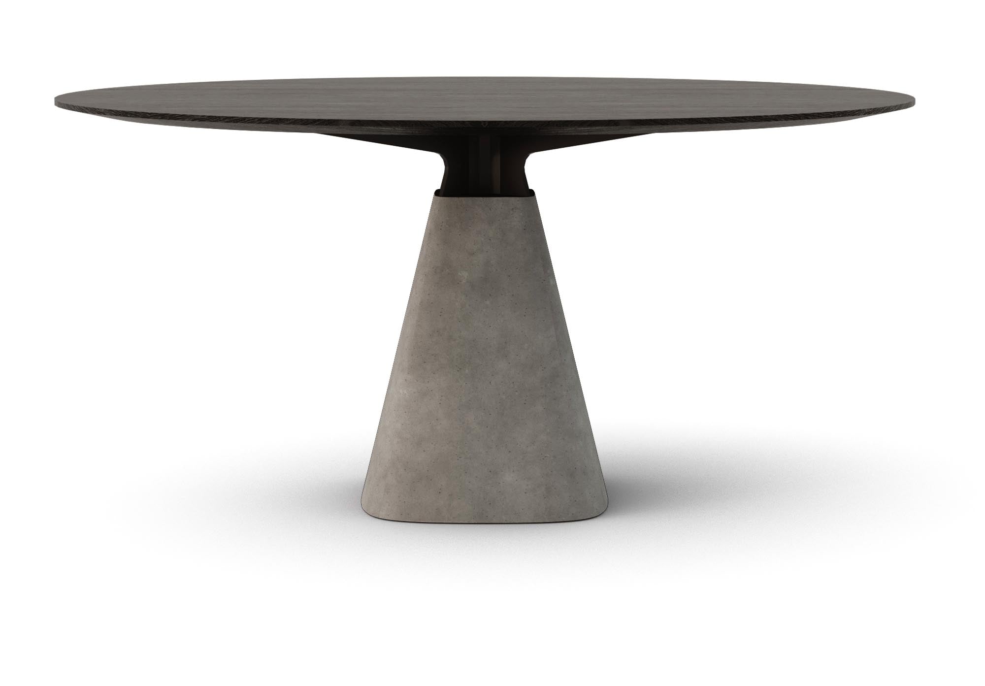 Eleganter runder Esstisch Bridge Round in Creme von Mobimex – ideal für moderne Esszimmer und gesellige Runden.