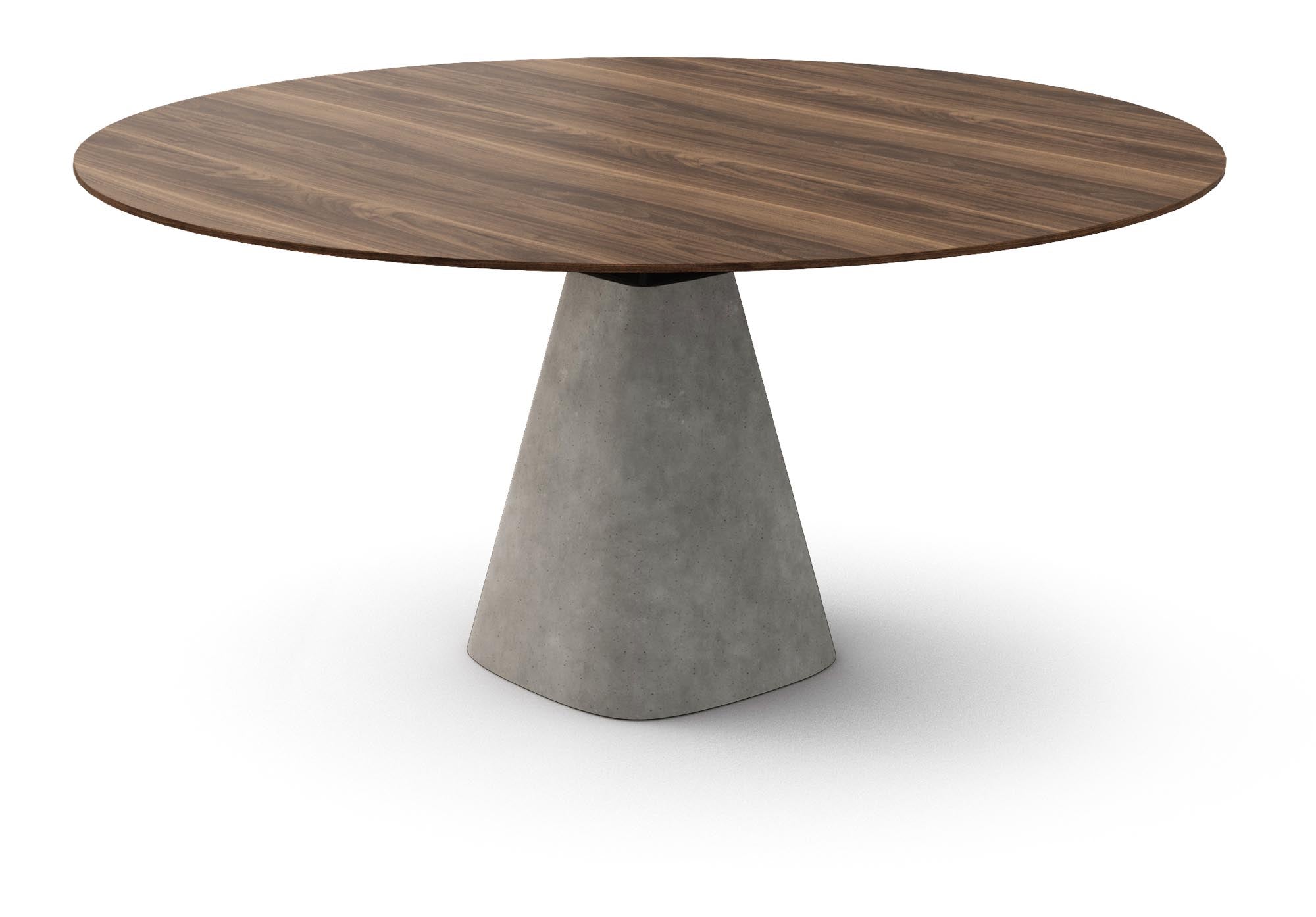 Stilvoller runder Esstisch Bridge Round in Creme von Mobimex – ideal für moderne Esszimmer und gesellige Runden.