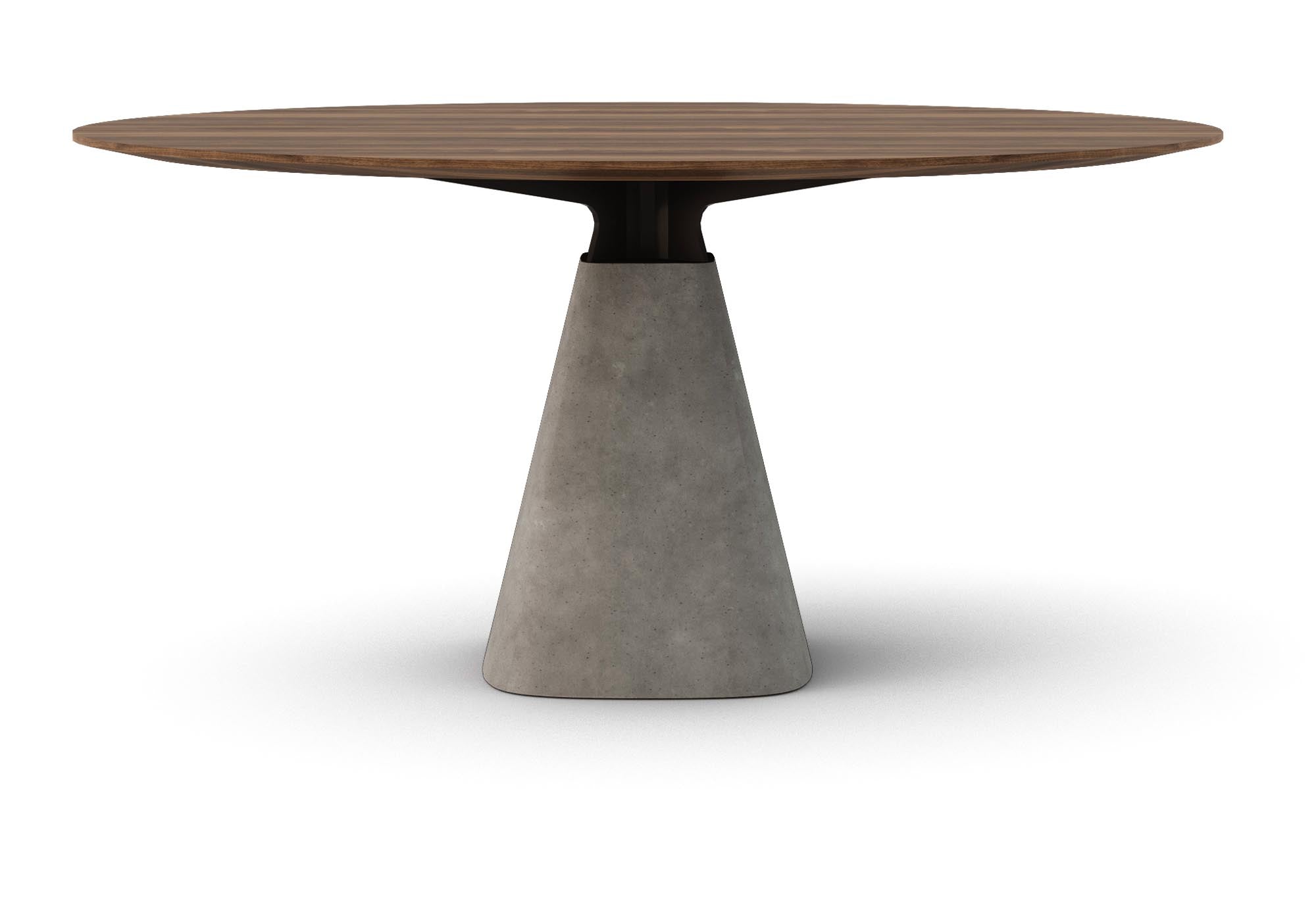 Stilvoller runder Esstisch Bridge Round in Creme von Mobimex – ideal für moderne Esszimmer und gesellige Runden.