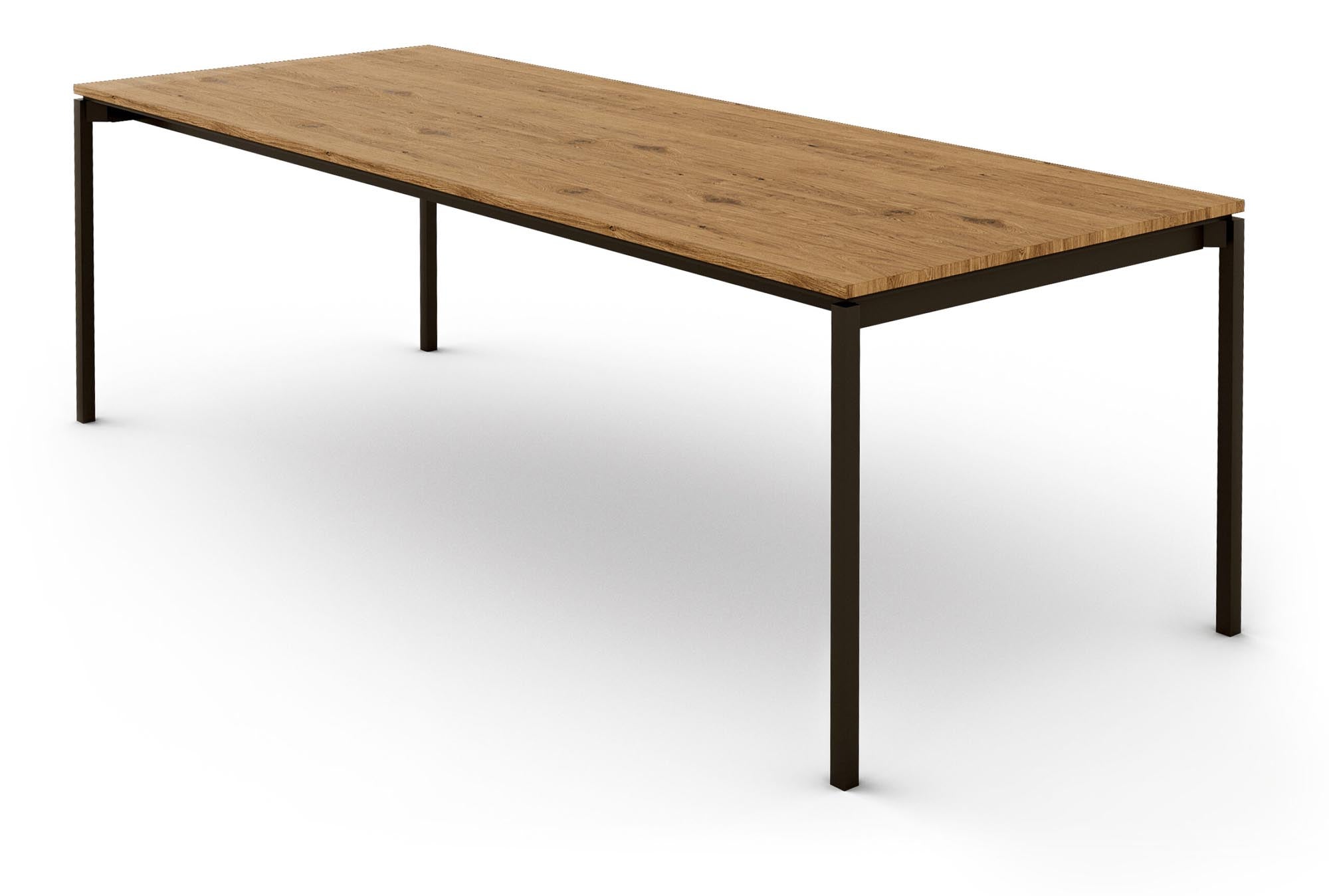 Erleben Sie den Dan Tisch von Mobimex: Ein eleganter Massivholztisch, der durch seine hochwertige Verarbeitung und praktische Ausziehfunktion überzeugt.