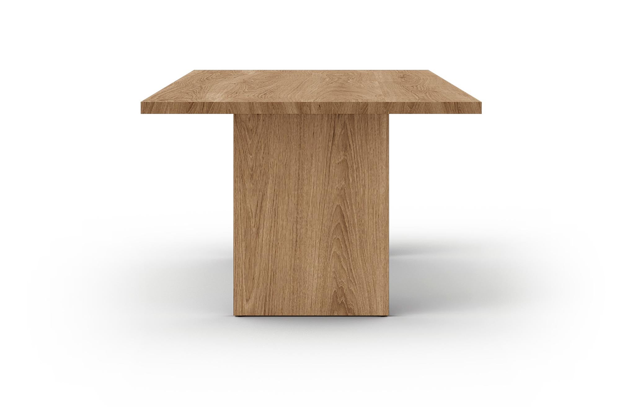 Entdecken Sie den Flank Massivholztisch von Mobimex – ein elegantes Möbelstück, das Funktionalität und zeitloses Design vereint.