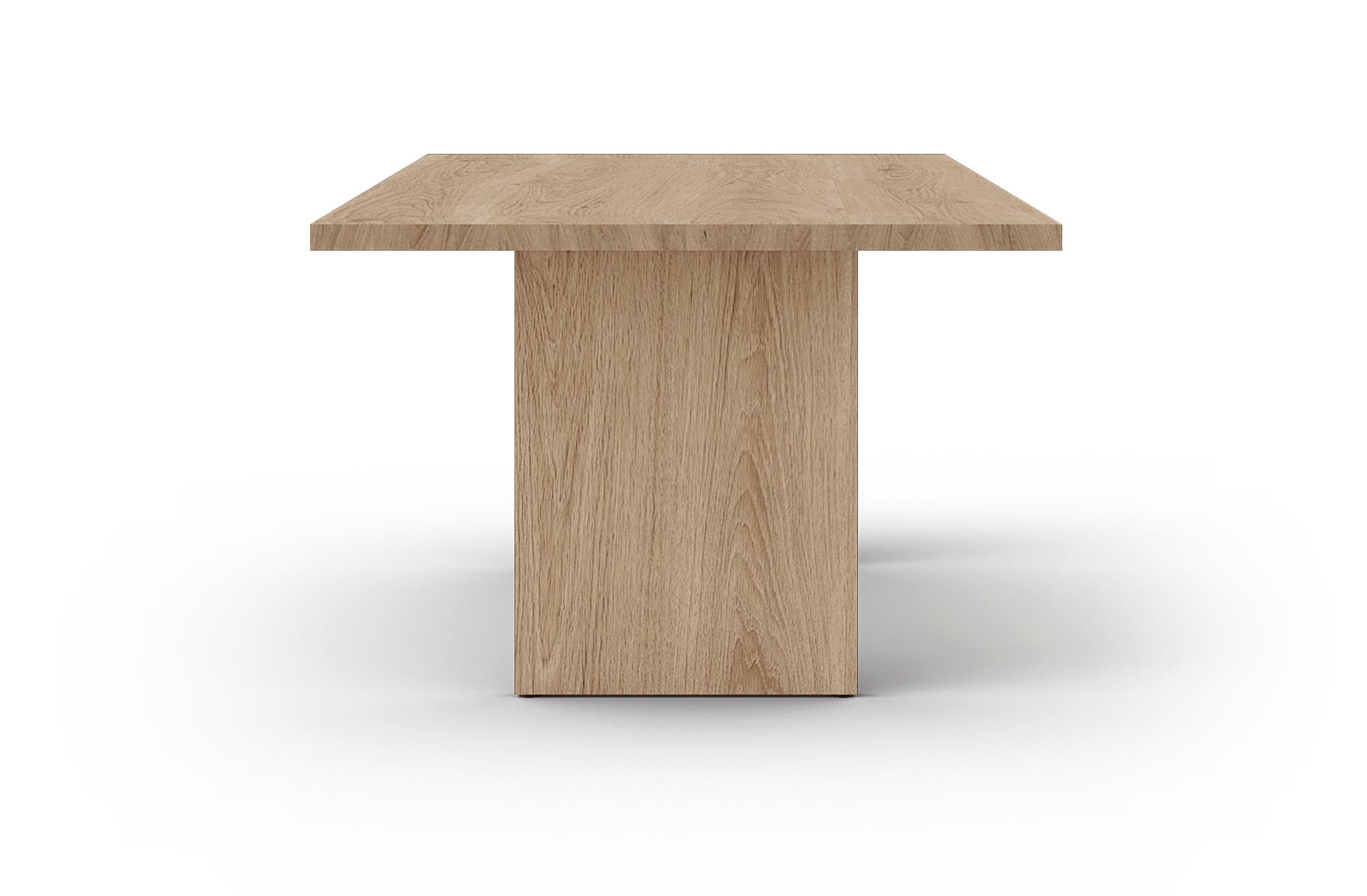 Erleben Sie den Flank Massivholztisch von Mobimex – ein stilvolles, robustes Möbelstück, das Ihr Zuhause mit natürlicher Eleganz bereichert.