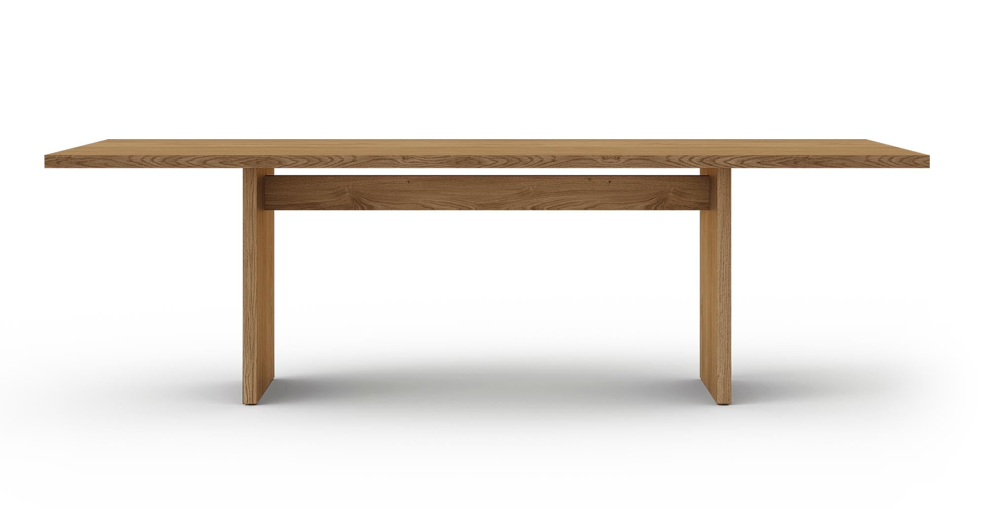 Entdecke den FLANK Massivholztisch von Mobimex – ein stilvoller Solitär mit harmonischen Proportionen und vielseitiger Funktionalität.