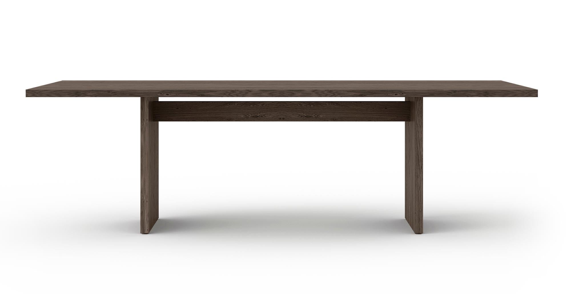 Eleganter Mobimex Flank Tisch mit verstecktem Kabelsystem.