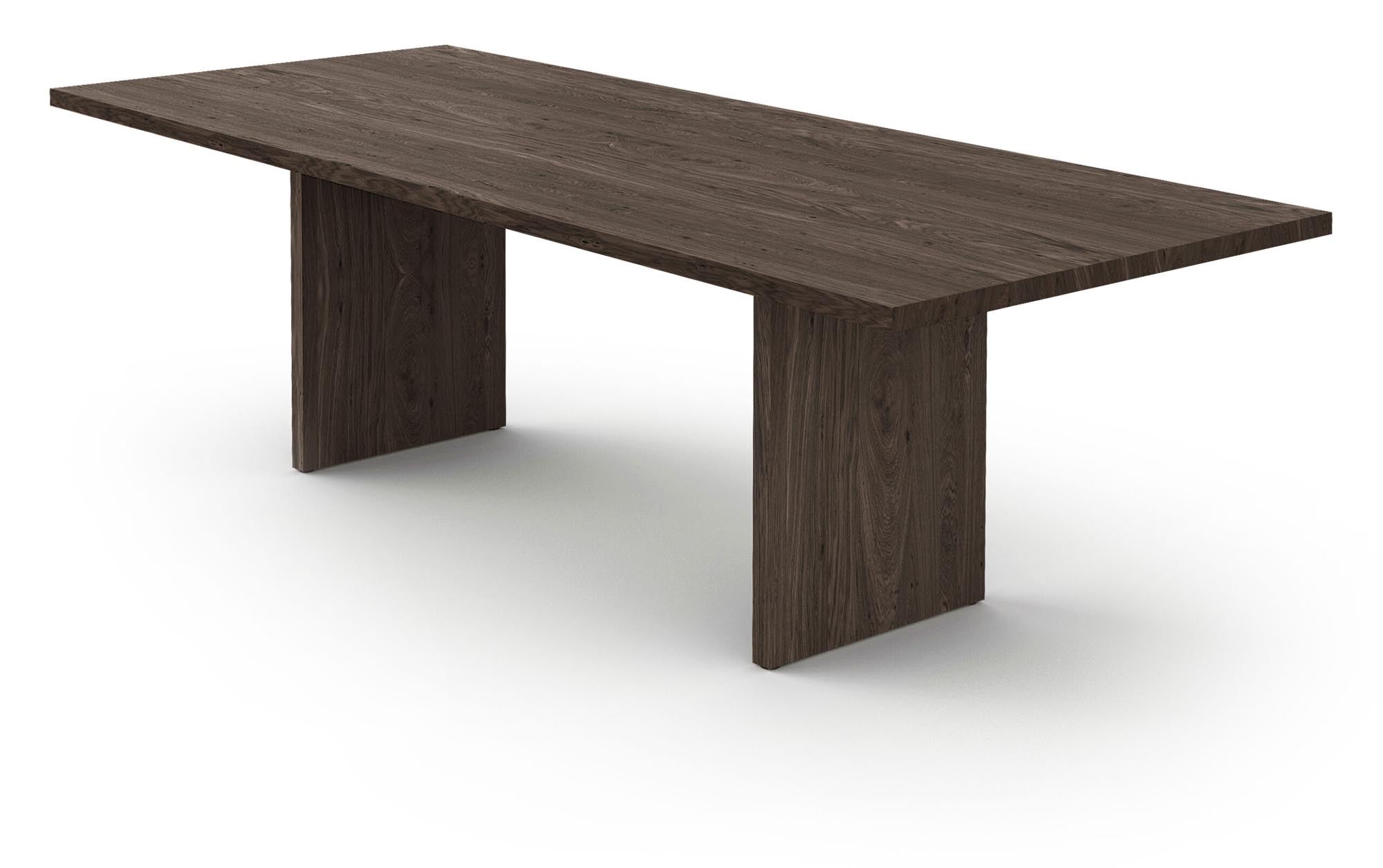 Eleganter Mobimex Flank Tisch mit verstecktem Kabelsystem.