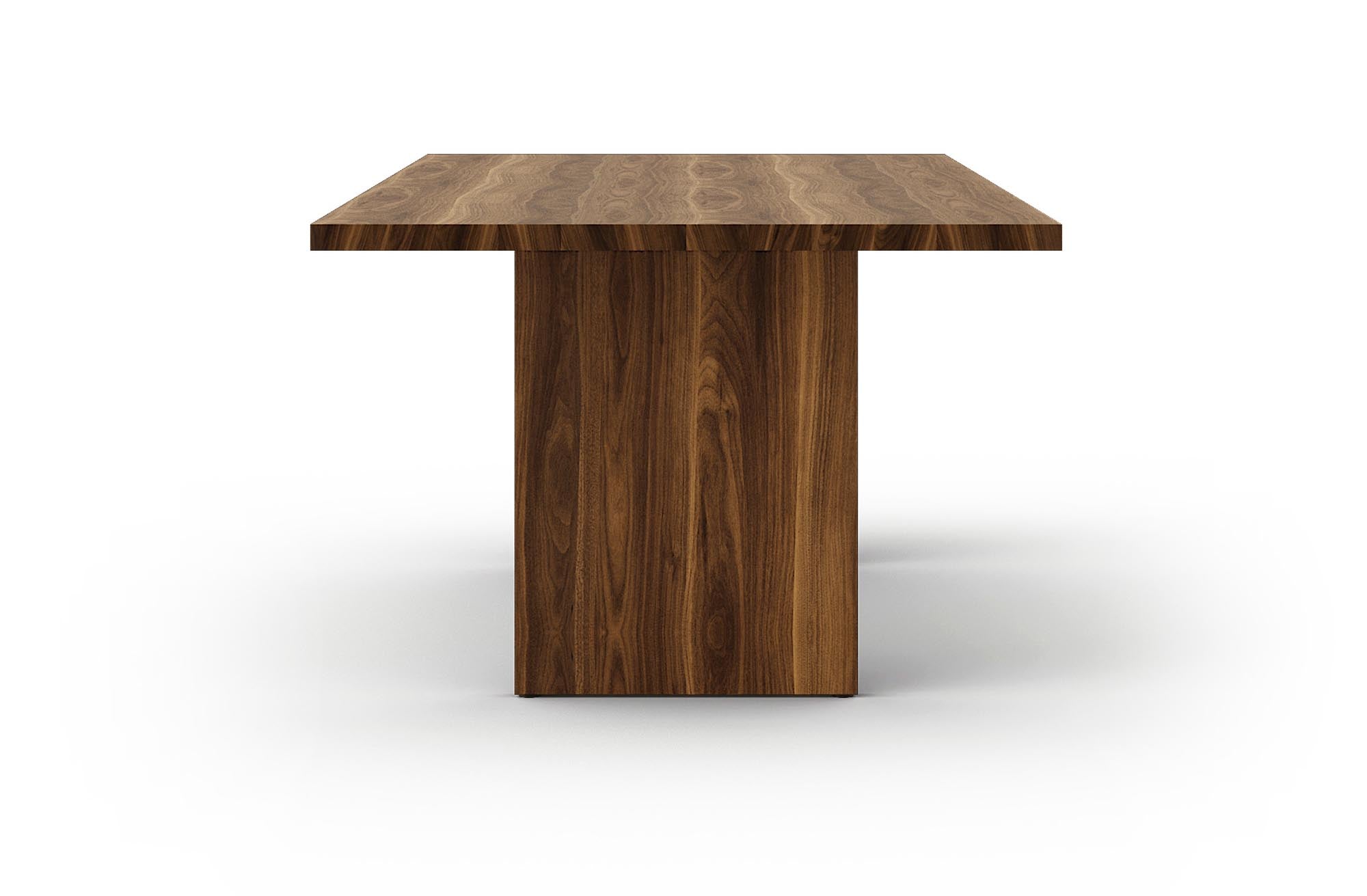 Entdecke den FLANK Massivholztisch von Mobimex – ein architektonisches Meisterwerk, das Funktionalität und elegantes Design vereint.