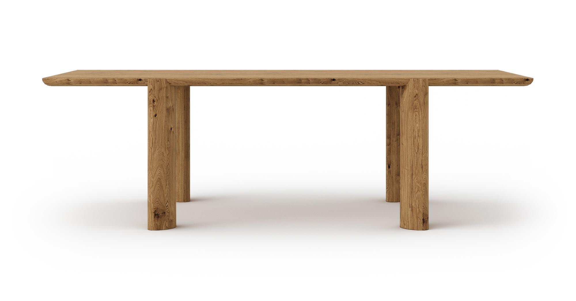 Entdecken Sie den Calder Massivholztisch von Mobimex – ein zeitloses Designstück, das Eleganz und Funktionalität vereint.