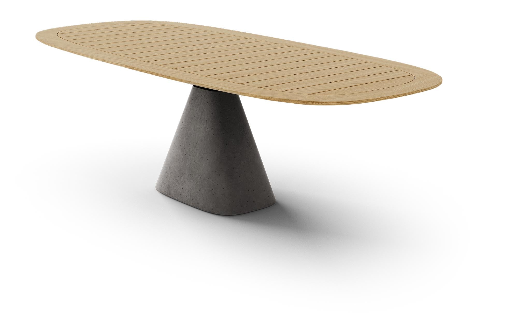 Exklusiver Mobimex Tisch aus Kastanie für luxuriöse Aussenbereiche.