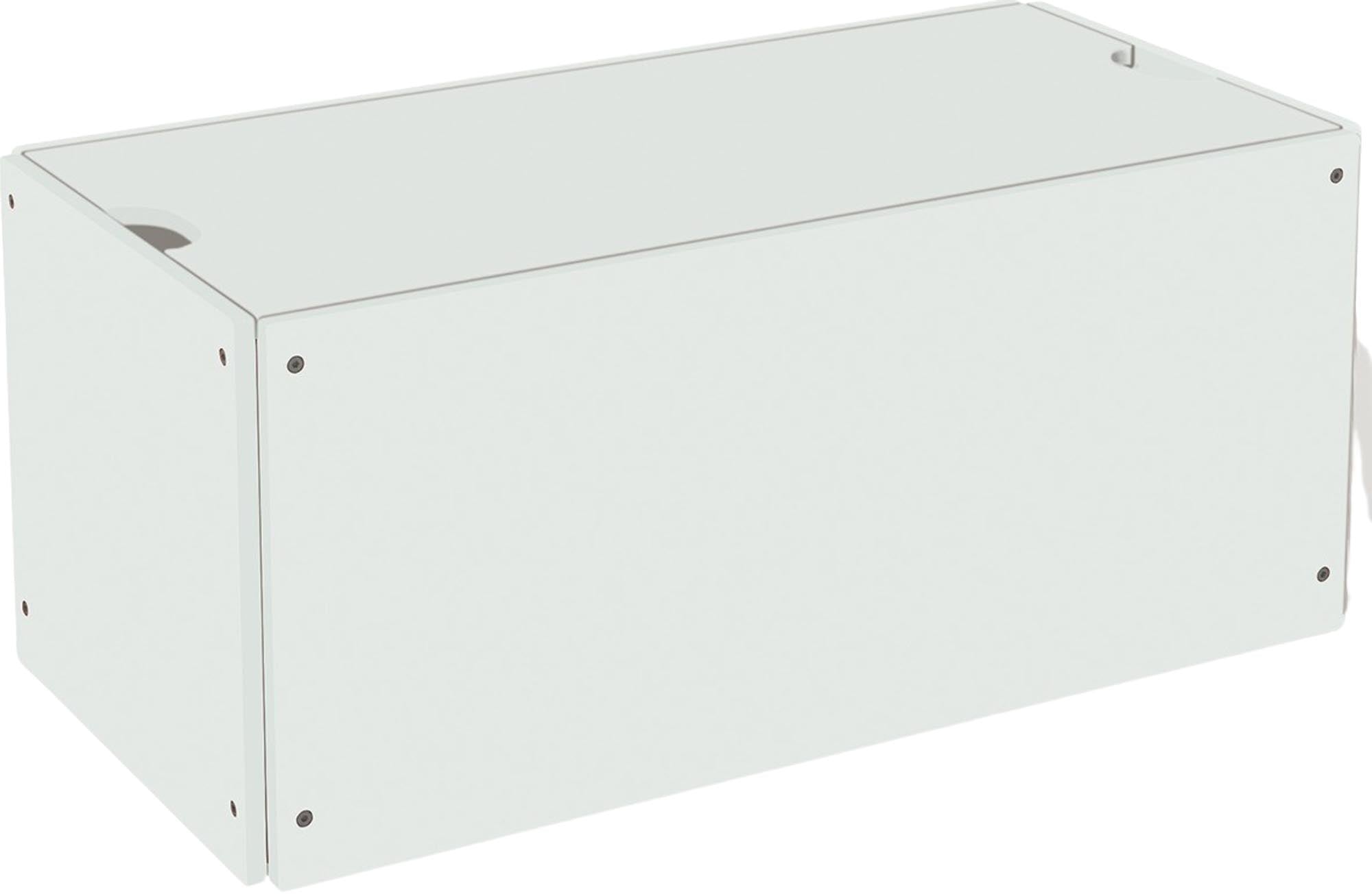 Zeitloser Bettkasten mit Deckel für stilvolle Ordnung im Schlafzimmer.