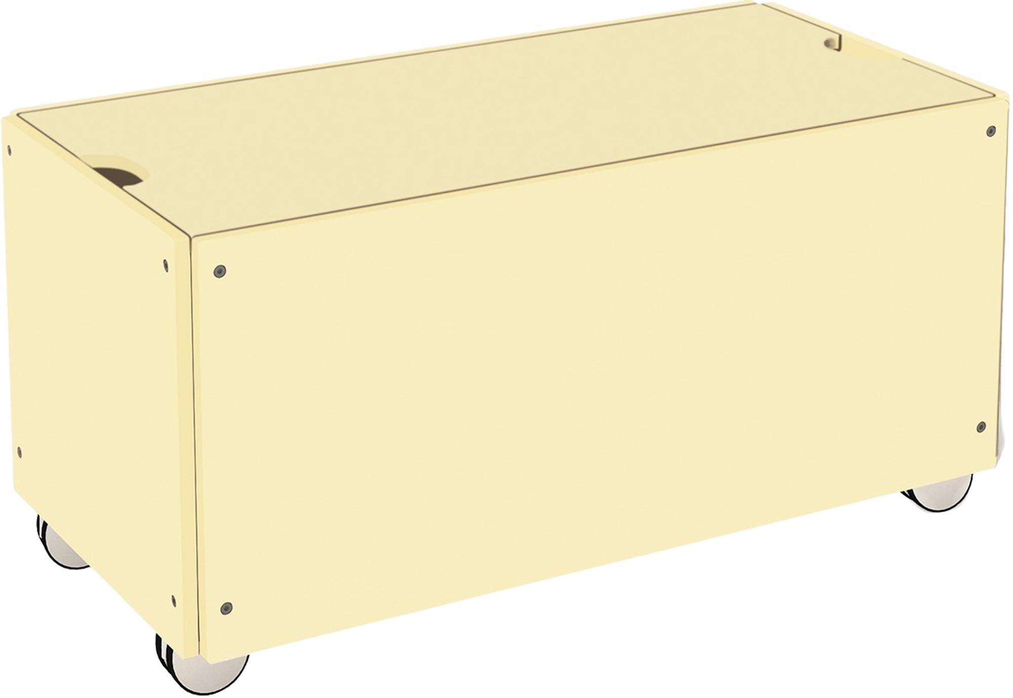 Eleganter Bettkasten mit Deckel für optimalen Stauraum im Schlafzimmer.