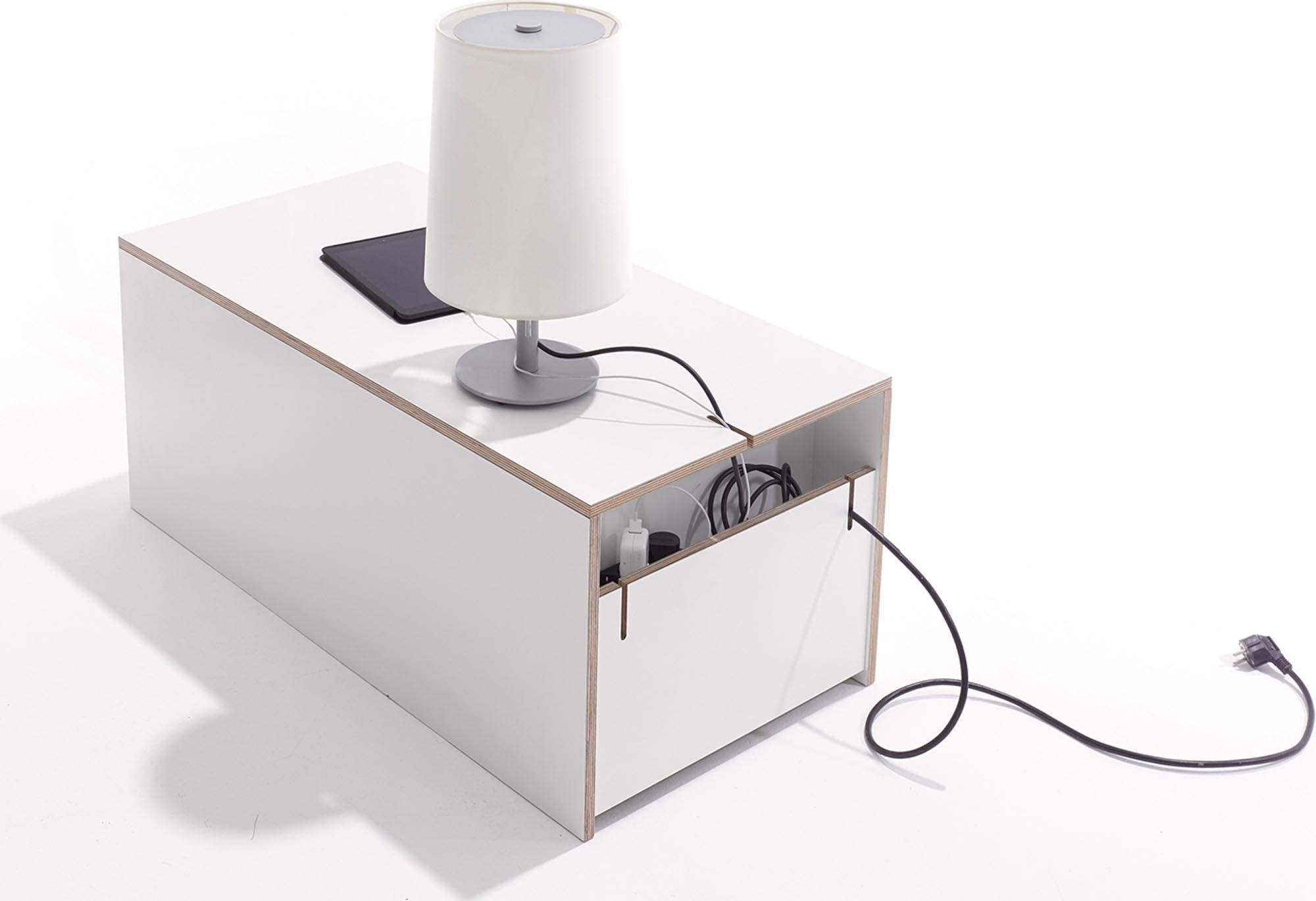 Bettkasten16: Stilvoller Stauraum mit mühelos gleitendem Schubfach.