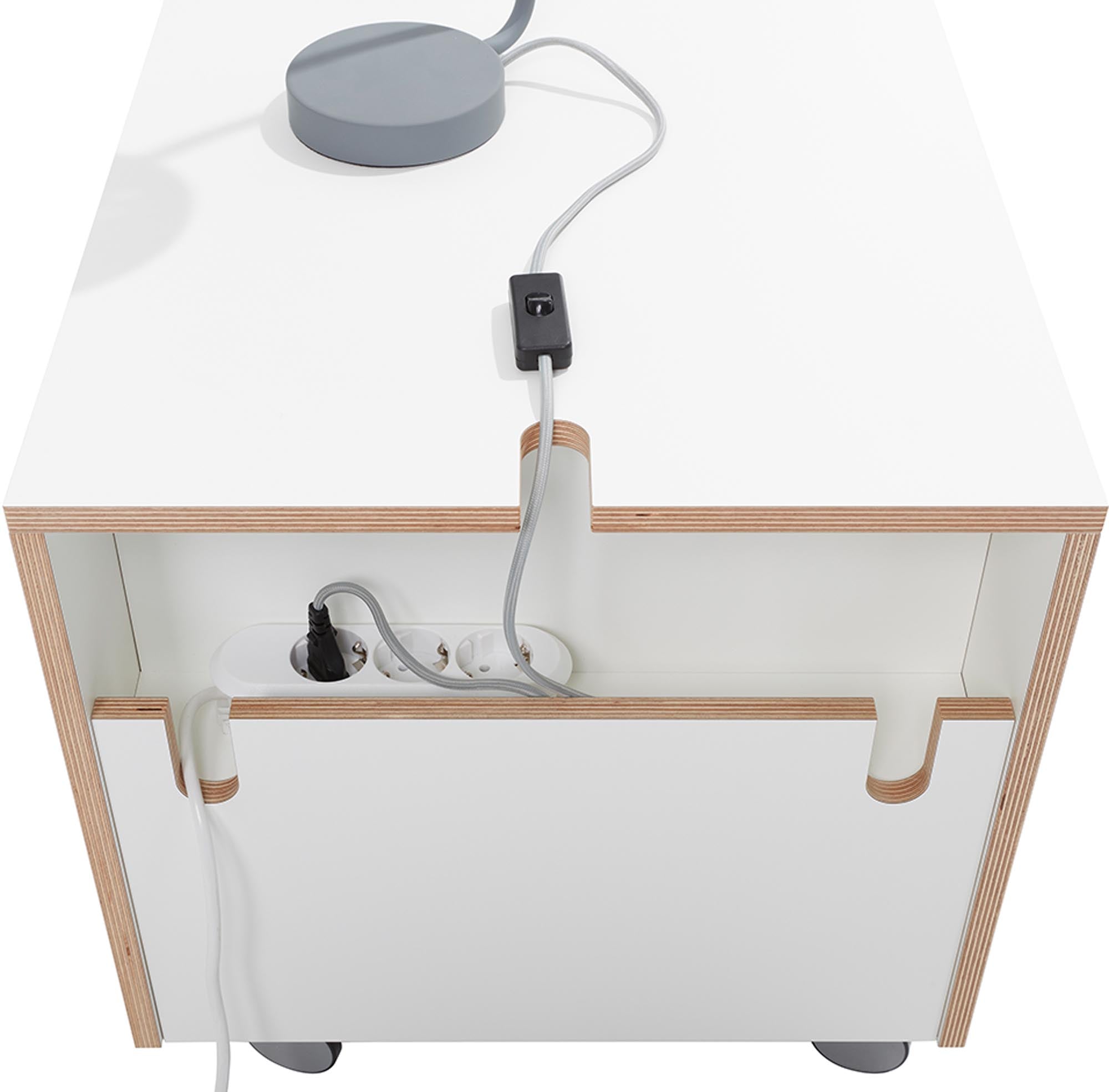 Bettkasten16: Eleganter Stauraum mit Schubkasten von Müller Möbel.