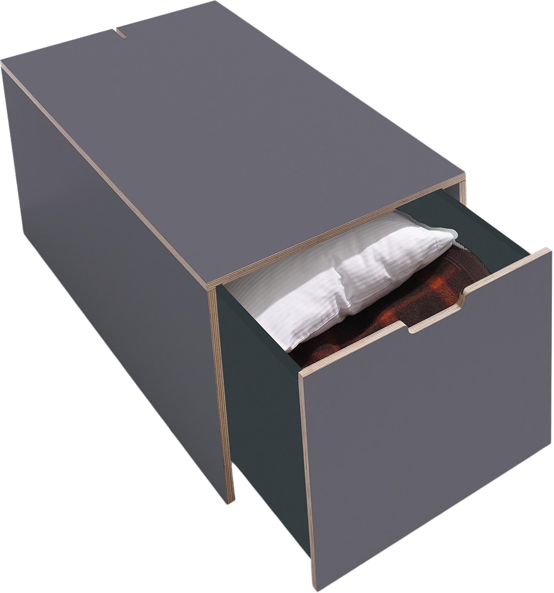 Bettkasten16: Eleganter Stauraum mit zeitlosem Schubkasten-Design.