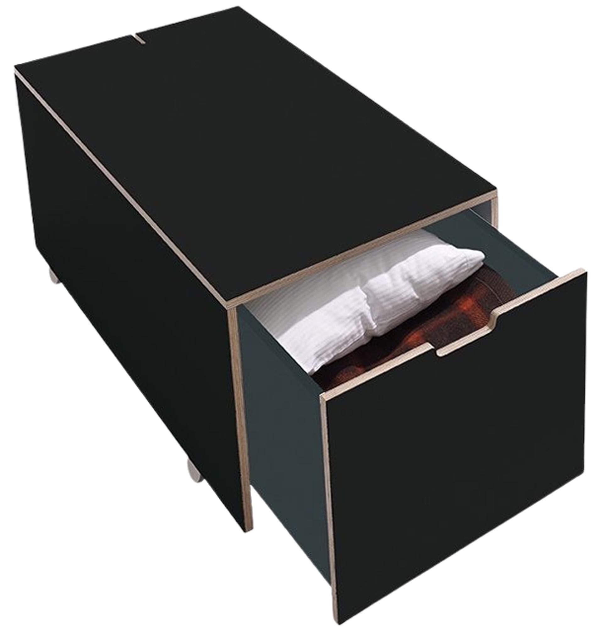 Bettkasten16: Stilvoller Stauraum mit Schubkasten von Müller Möbel.