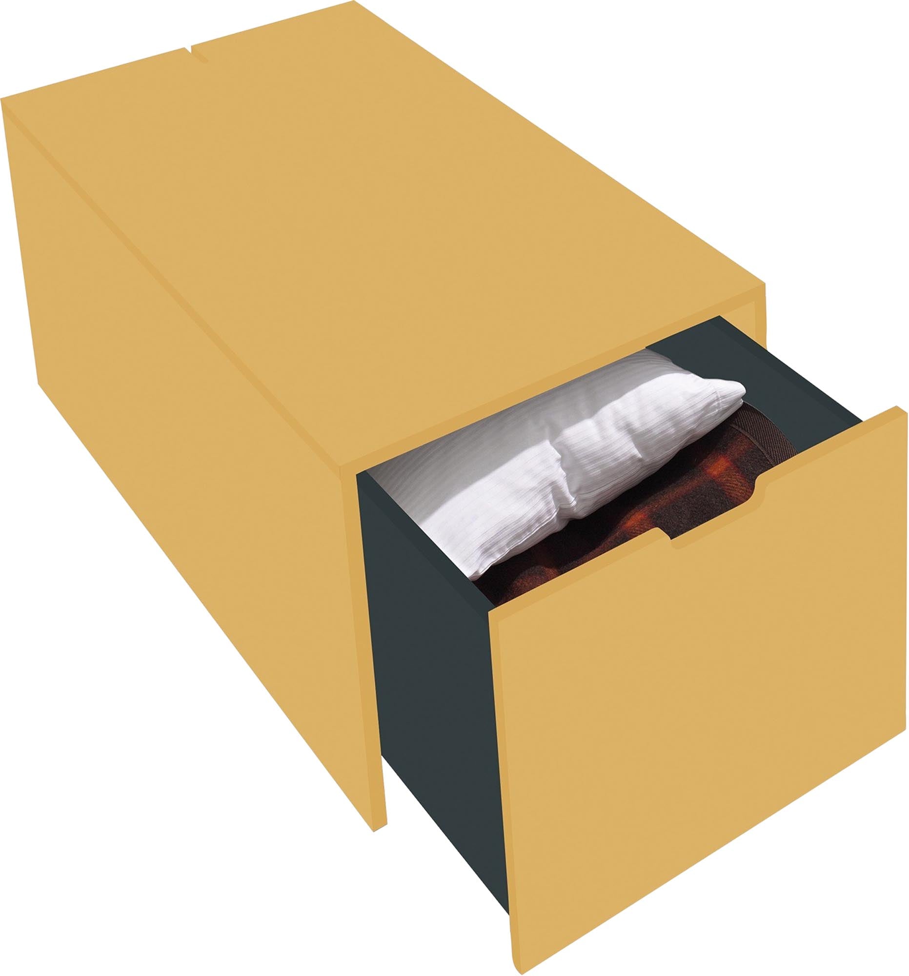 Bettkasten16: Praktischer Stauraum mit klassischem Schubkasten-Stil.