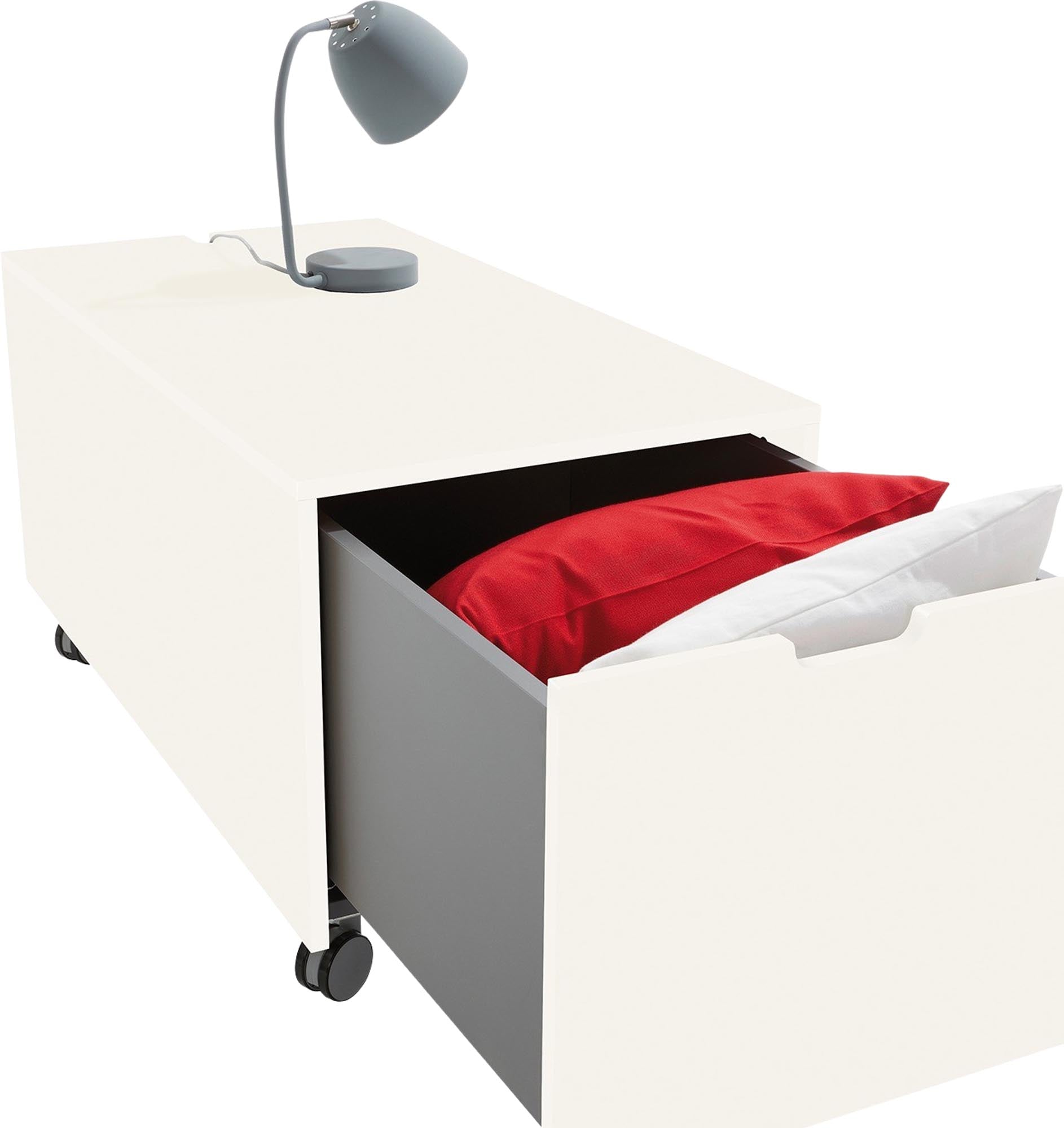 Bettkasten16: Praktischer Stauraum mit Schubkasten von Müller Möbel.