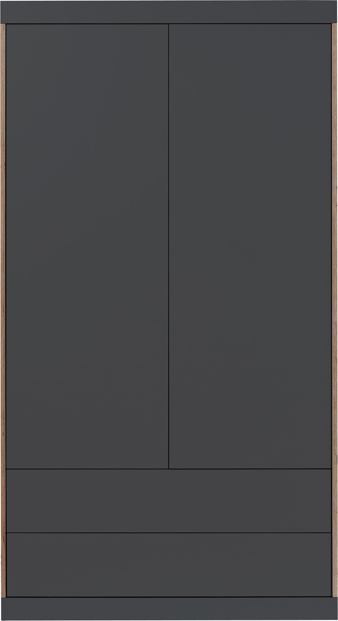 Eleganter FLAI Schrank: 2 Türen, 2 Schubladen, von Müller Möbel.