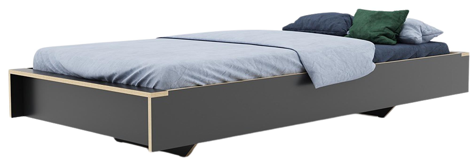Flai Einzelbett: Minimalistisches Design trifft auf hohe Funktionalität.
