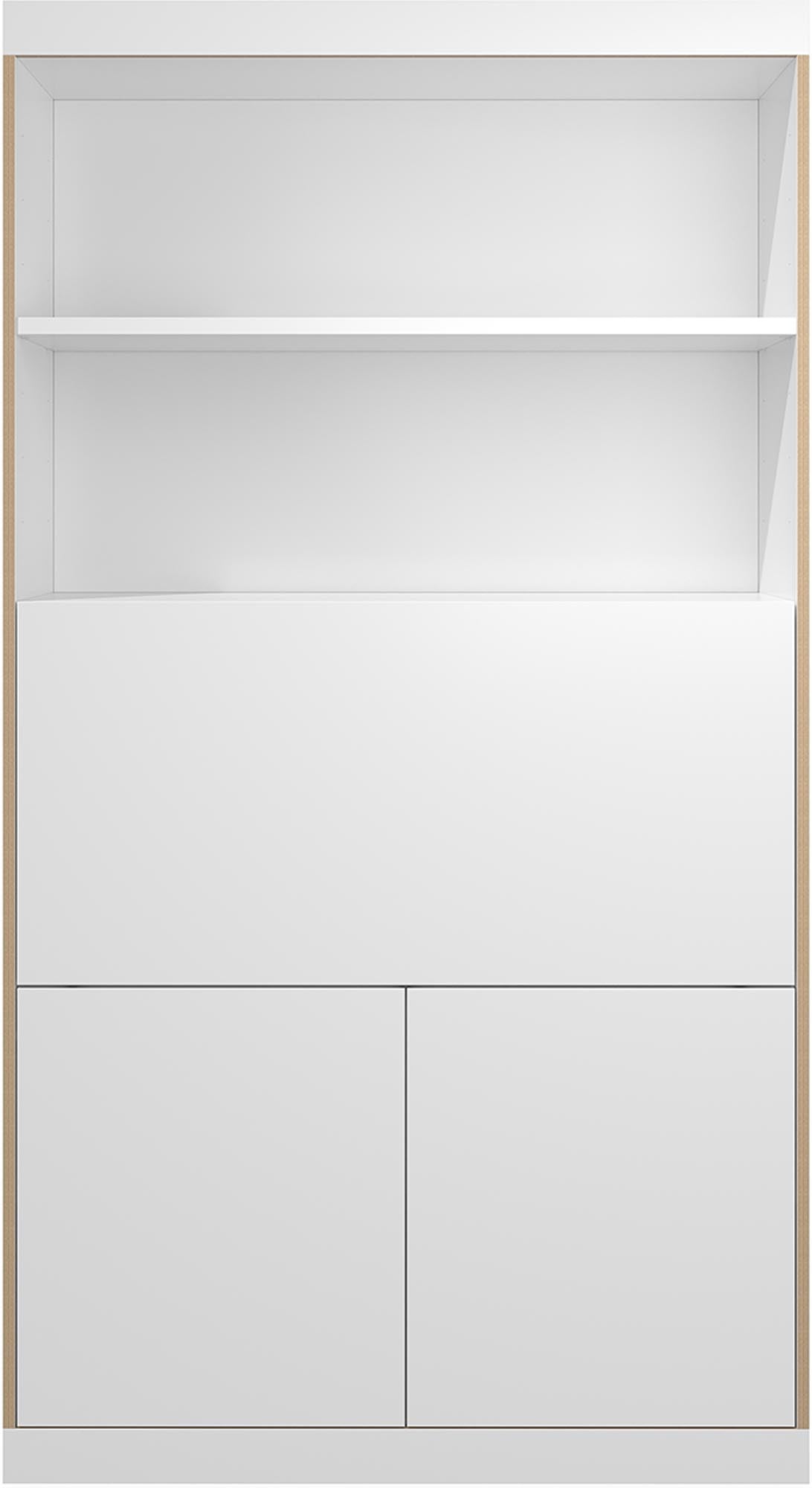 Elegantes FLAI Home Office hoch: Stilvoller Arbeitsplatz für Zuhause.