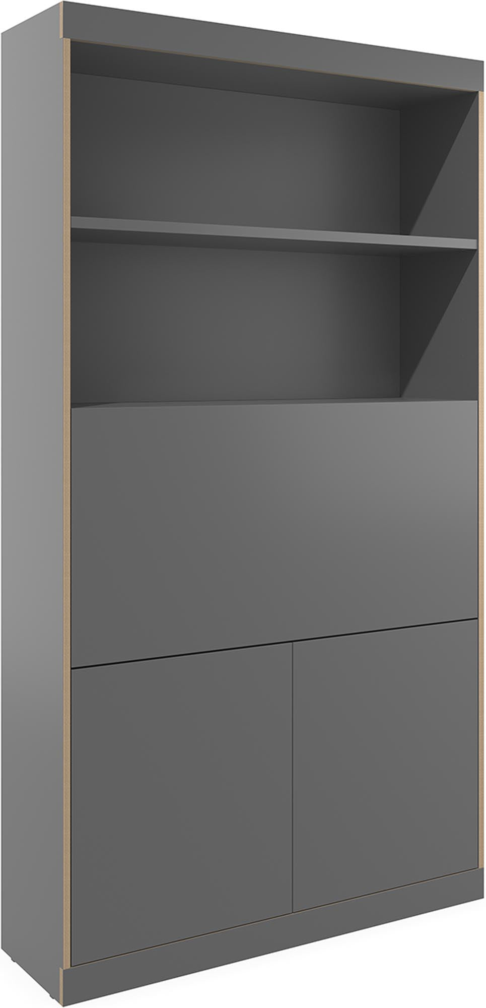 Stylisches FLAI Home Office hoch von Müller Möbelwerkstätten – ideal für produktives Arbeiten in Ihrem Zuhause.