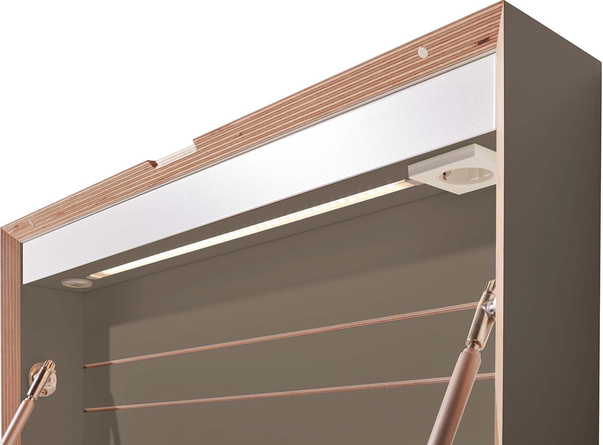 Erleben Sie den Flatmate Sekretär von Müller Möbelwerkstätten – die perfekte Kombination aus Funktionalität und modernem Design für Ihr Home Office.