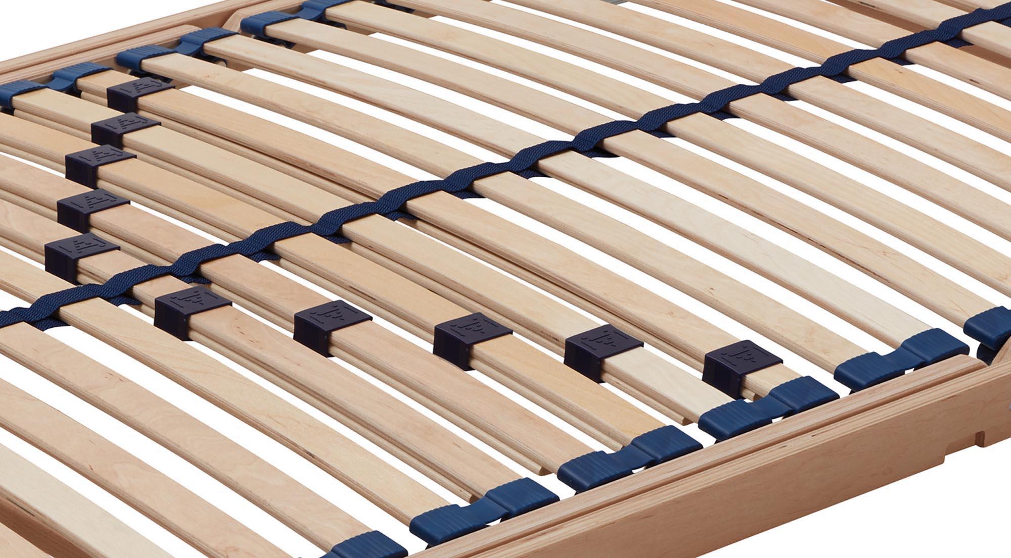 Verstellbarer Lattenrost aus hochwertigem Massivholz von Müller Möbelwerkstätten – ideal für individuellen Schlafkomfort und optimale Unterstützung.