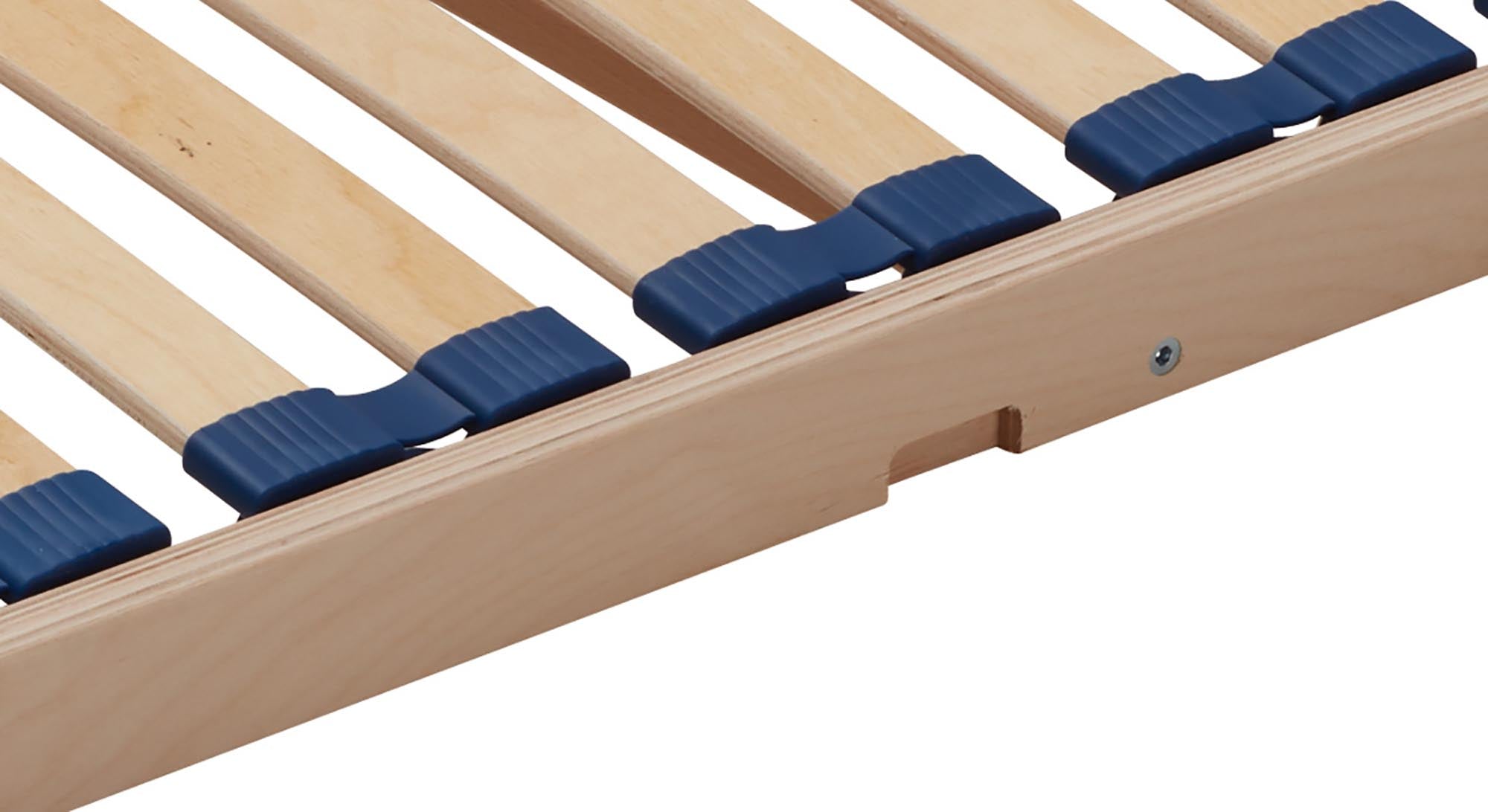 Hochwertiger Lattenrost aus massivem Holz für besten Schlafkomfort und außergewöhnliche Stabilität – ideal für erholsame Nächte.