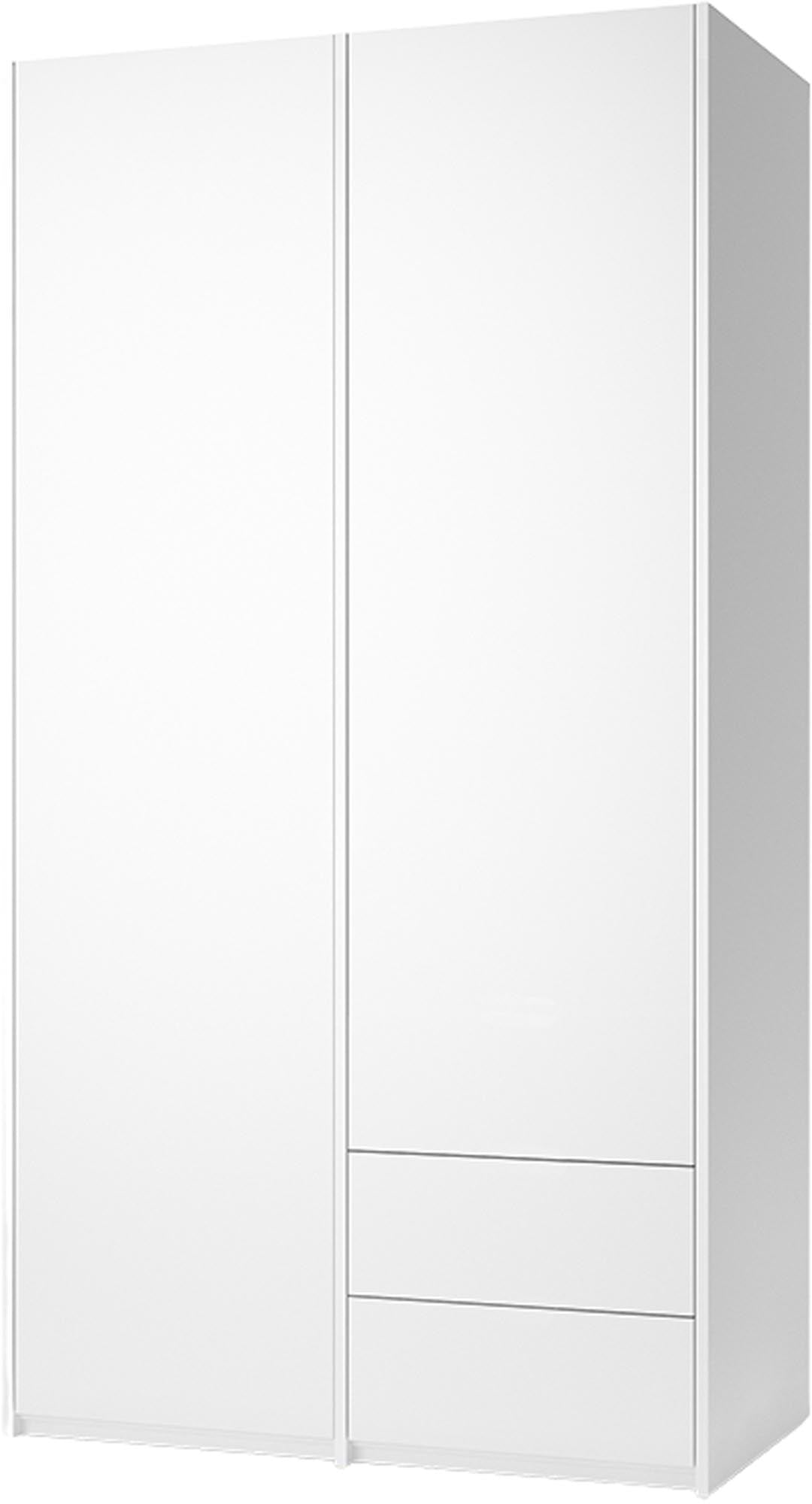 Modular Plus V2 2 Schubladen in Weiss / Weiss präsentiert im Onlineshop von KAQTU Design AG. Drehtürenschrank ist von Müller Möbelwerkstätten