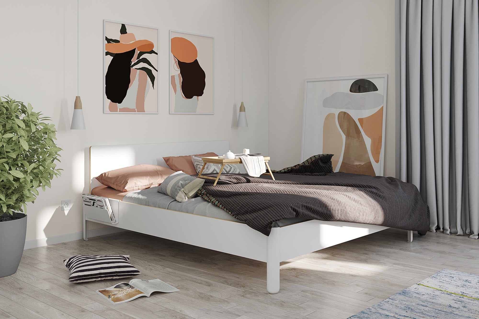 Nait Doppelbett 160: Zeitloses Design trifft auf höchsten Komfort.