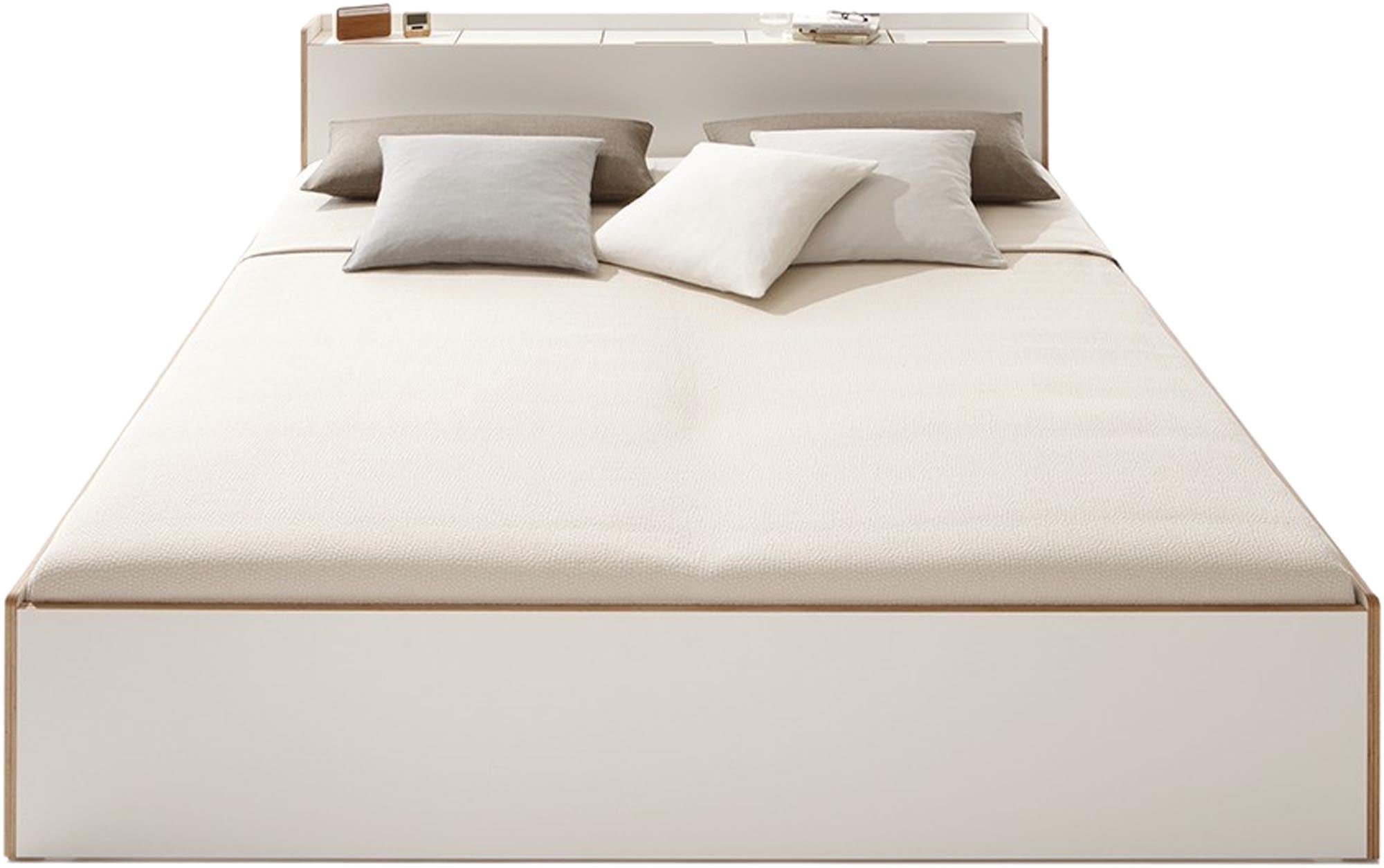NOOK Bett: Elegantes Design mit cleverem Stauraumkonzept.