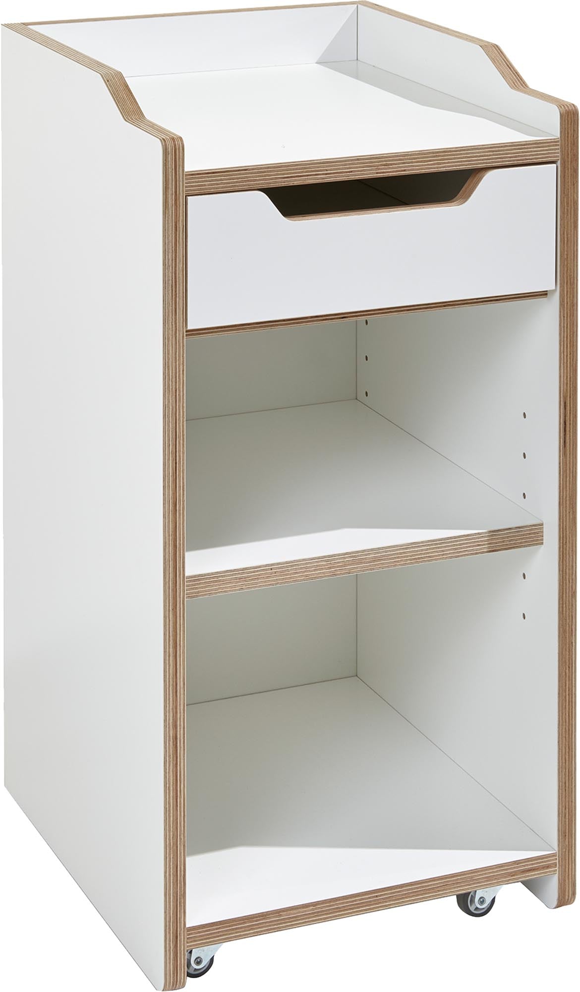 Moderner Rollcontainer mit geräumigem Schubkasten von Müller Möbel.