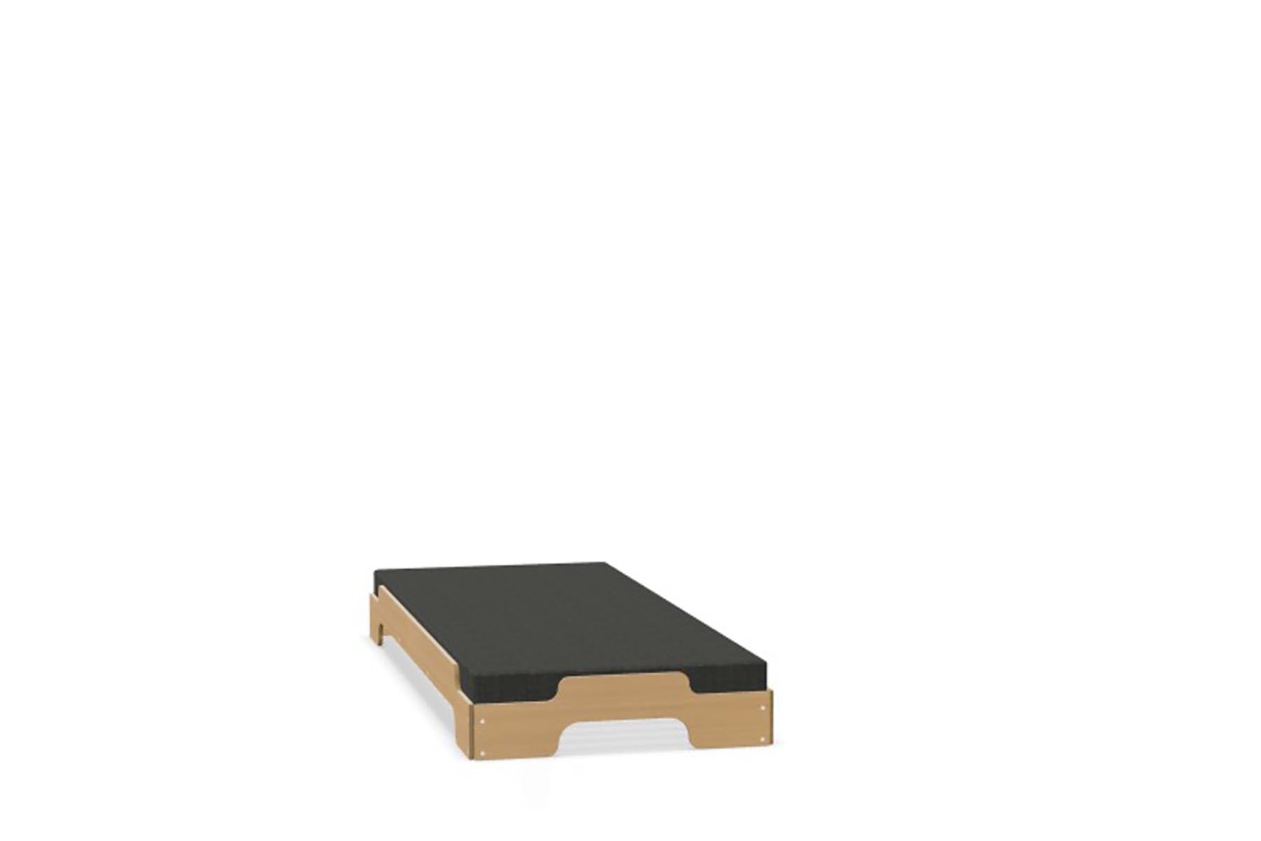 Stapelliege Klassik in Eiche furniert präsentiert im Onlineshop von KAQTU Design AG. Bett ist von Müller Möbelwerkstätten