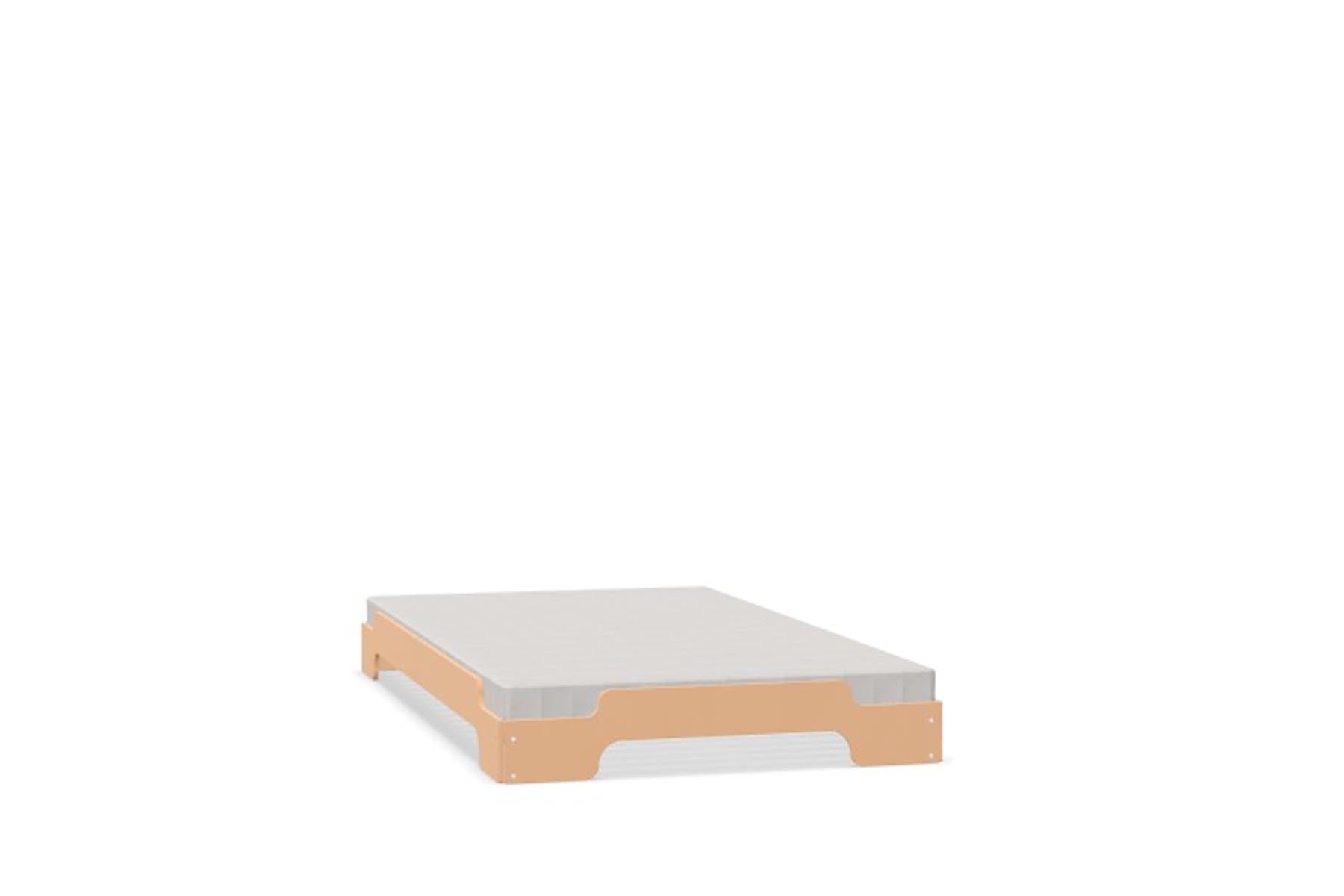 Stapelliege Klassik in Mildorange präsentiert im Onlineshop von KAQTU Design AG. Bett ist von Müller Möbelwerkstätten