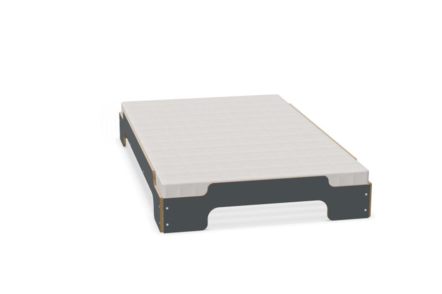 Platzsparende Stapelliege Komfort: Innovatives Design von Müller.