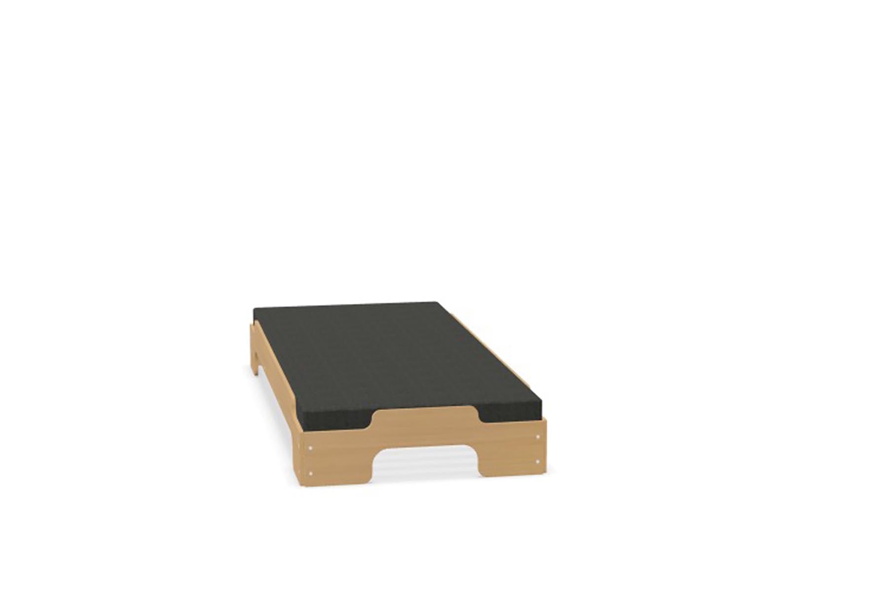 Stapelliege Komfort in Eiche massiv präsentiert im Onlineshop von KAQTU Design AG. Bett ist von Müller Möbelwerkstätten